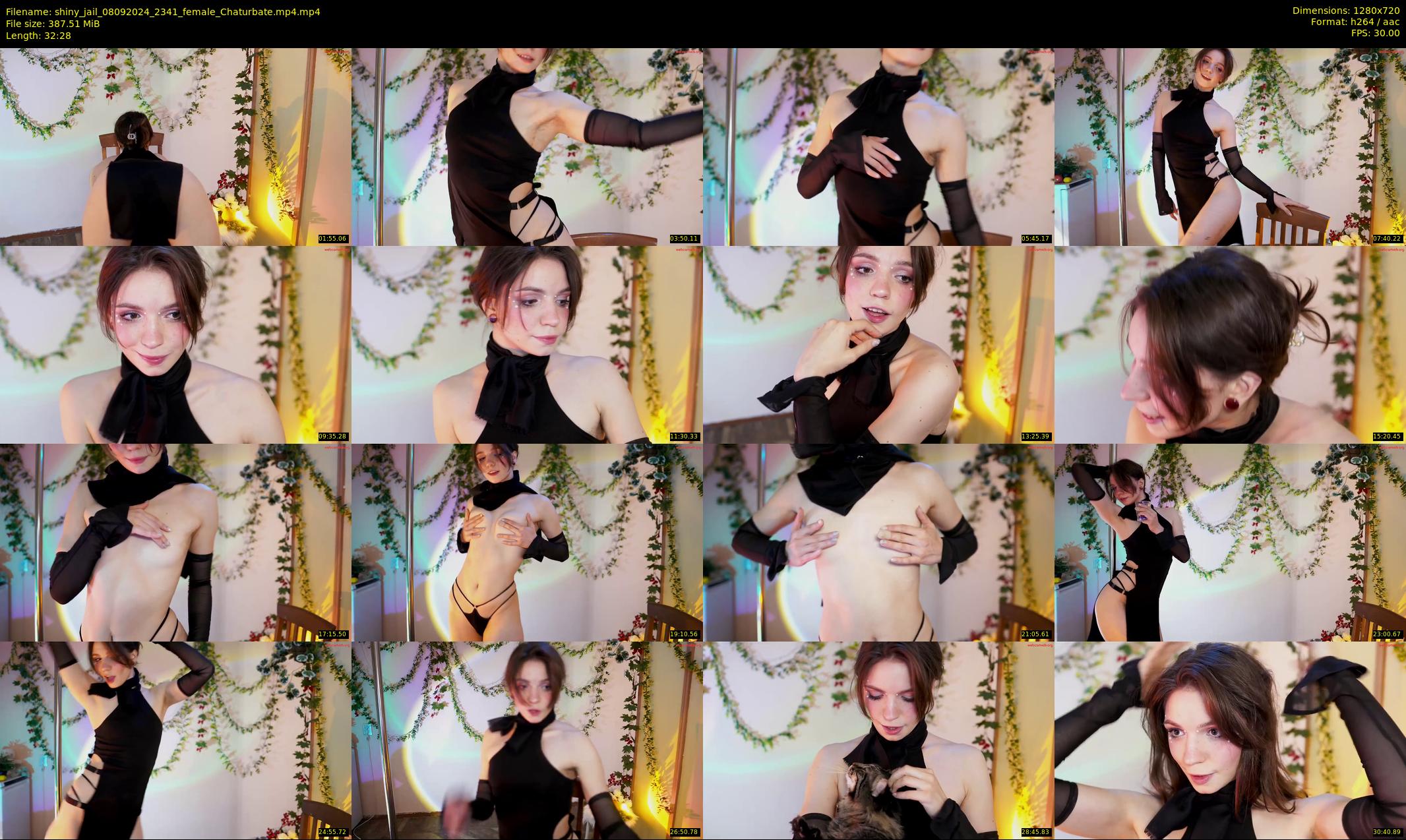 shiny_jail — 33 minute Chaturbate female cam show recording, 720p, Sep 8, 2024