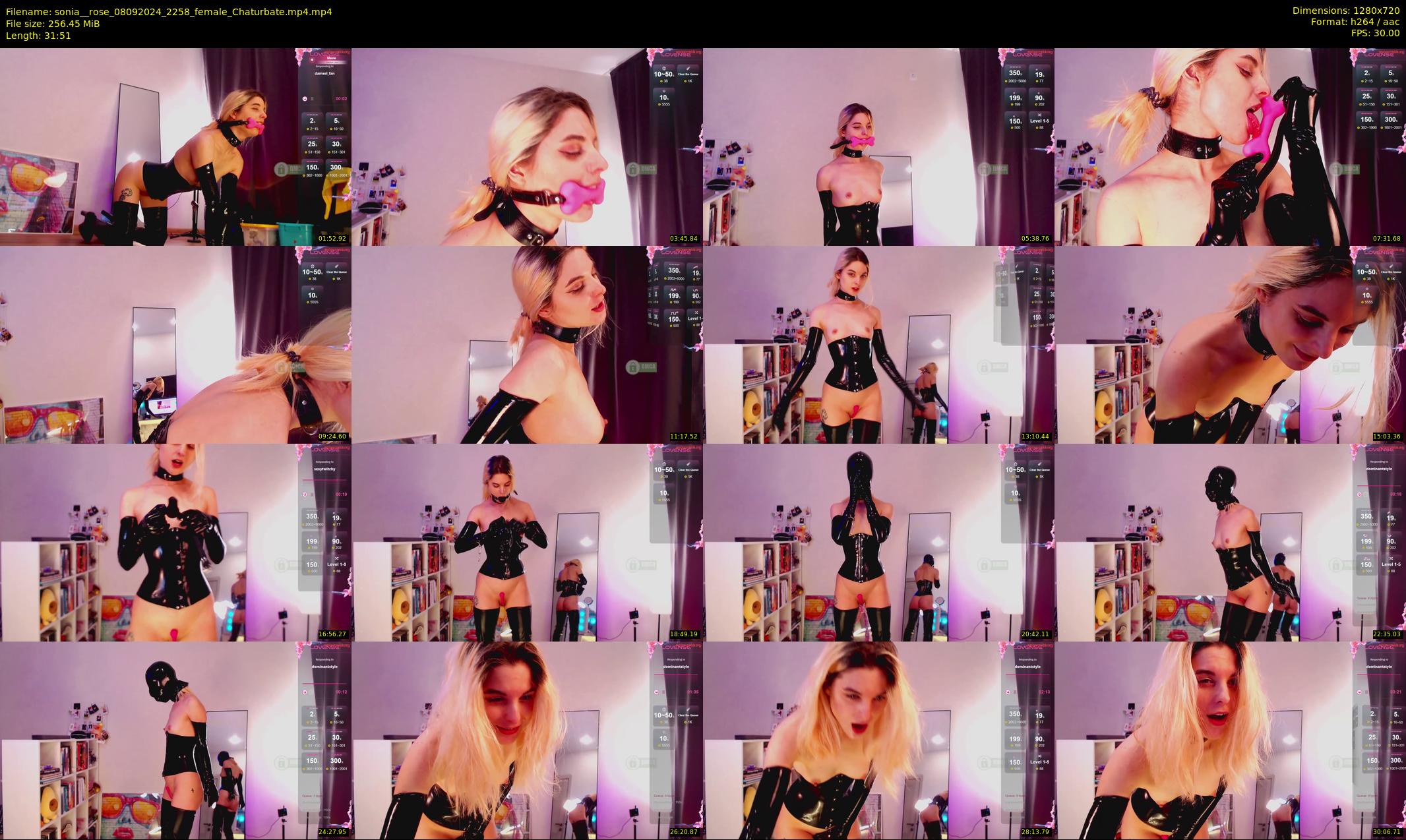 sonia__rose — 32 minute Chaturbate female cam show recording, 720p, Sep 8, 2024