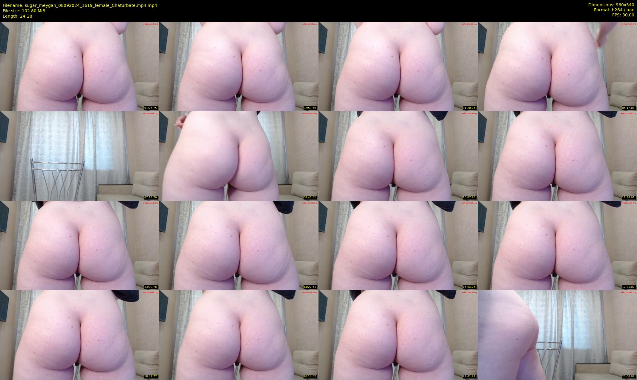 sugar_meygan — 25 minute Chaturbate female cam show recording, 480p, Sep 8, 2024