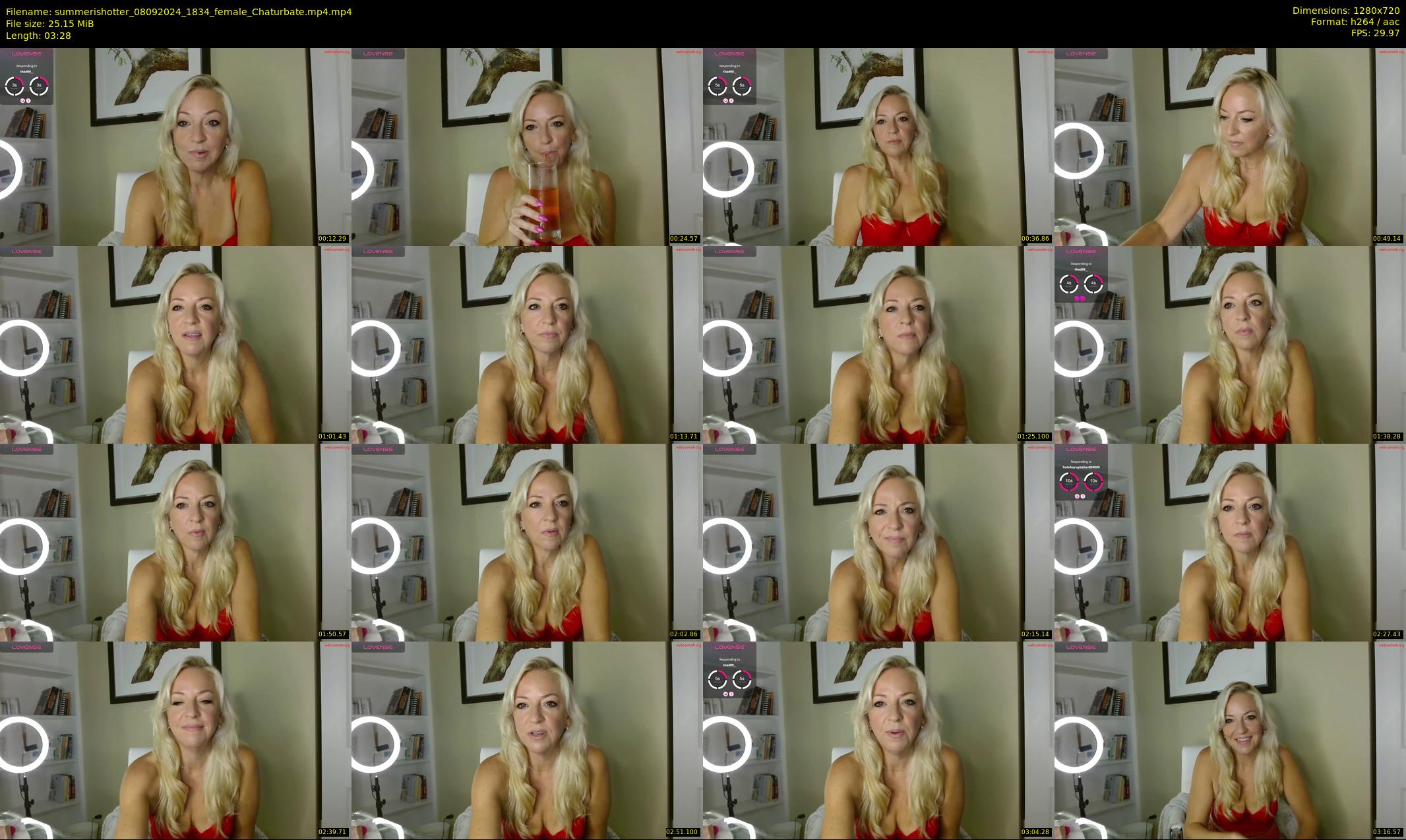 summerishotter — 4 minute Chaturbate female cam show recording, 720p, Sep 8, 2024
