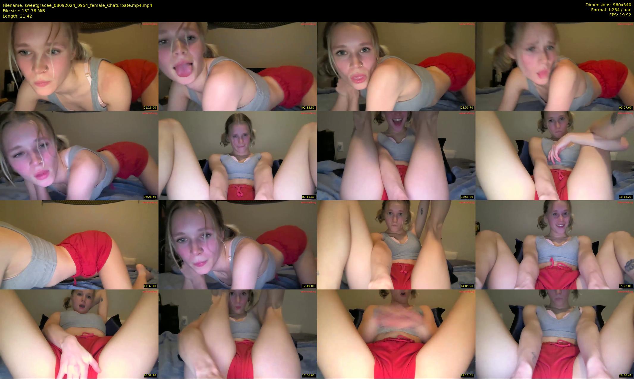 sweetgracee — 22 minute Chaturbate female cam show recording, 480p, Sep 8, 2024
