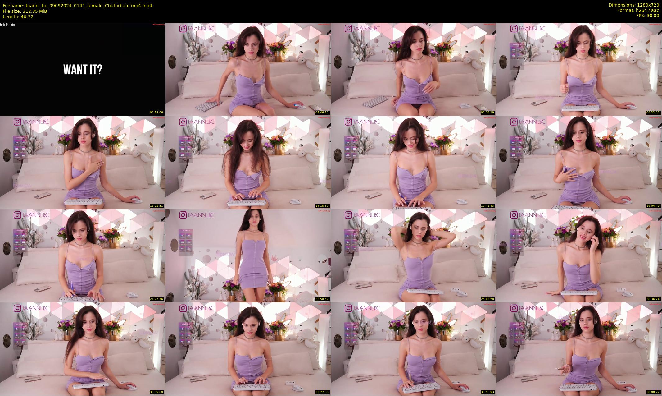 taanni_bc — 41 minute Chaturbate female cam show recording, 720p, Sep 9, 2024