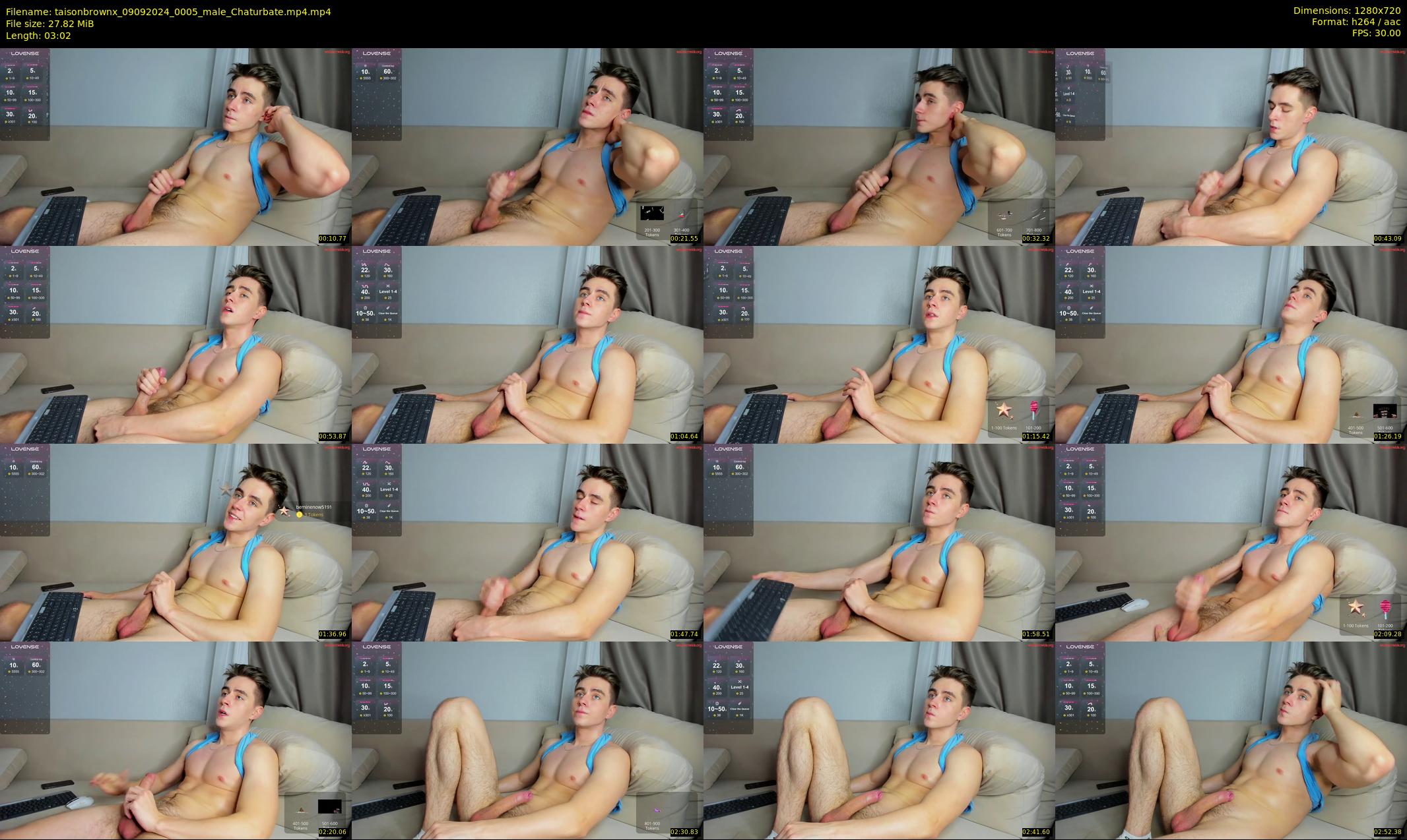 taisonbrownx — 4 minute Chaturbate male cam show recording, 720p, Sep 9, 2024