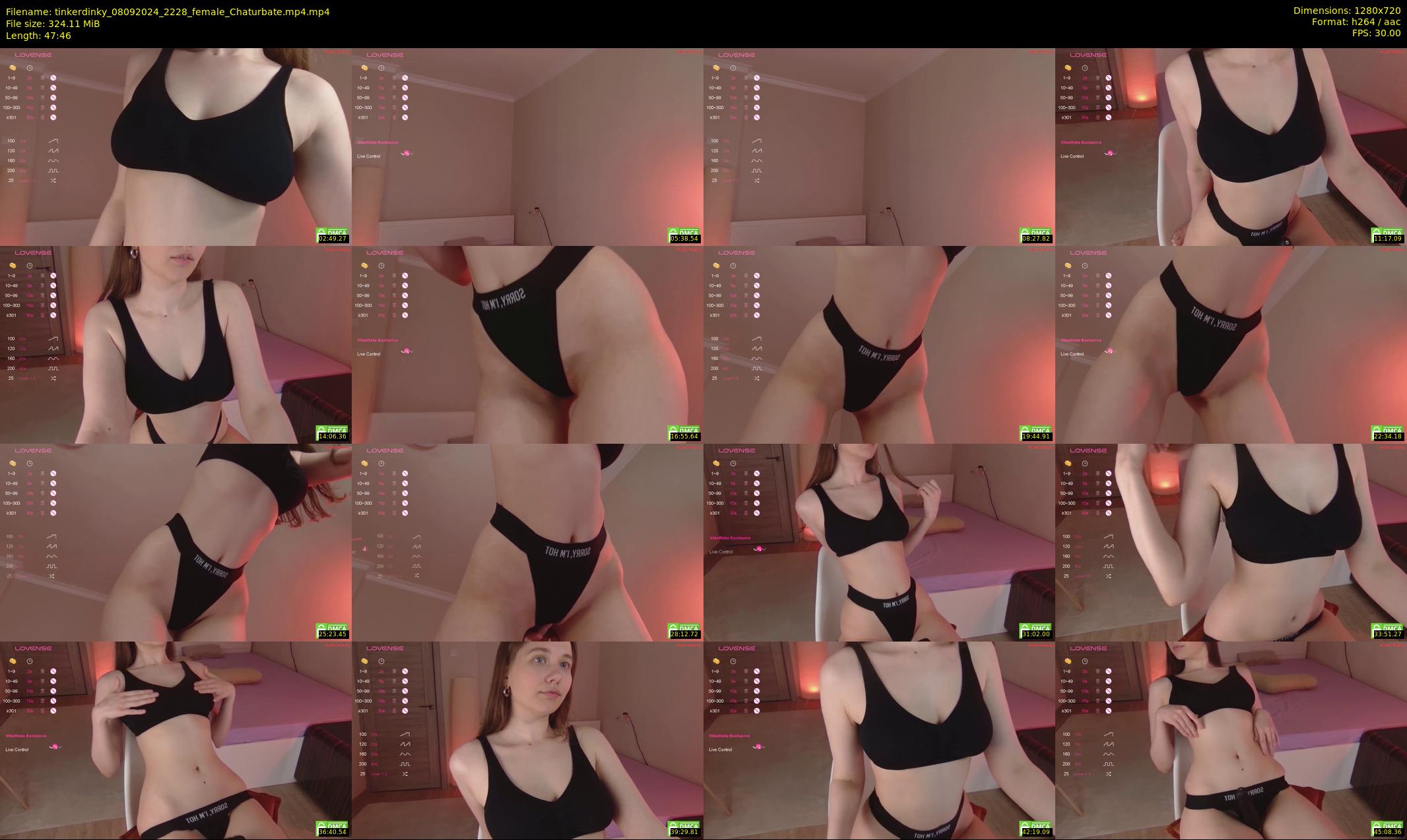 tinkerdinky — 48 minute Chaturbate female cam show recording, 720p, Sep 8, 2024