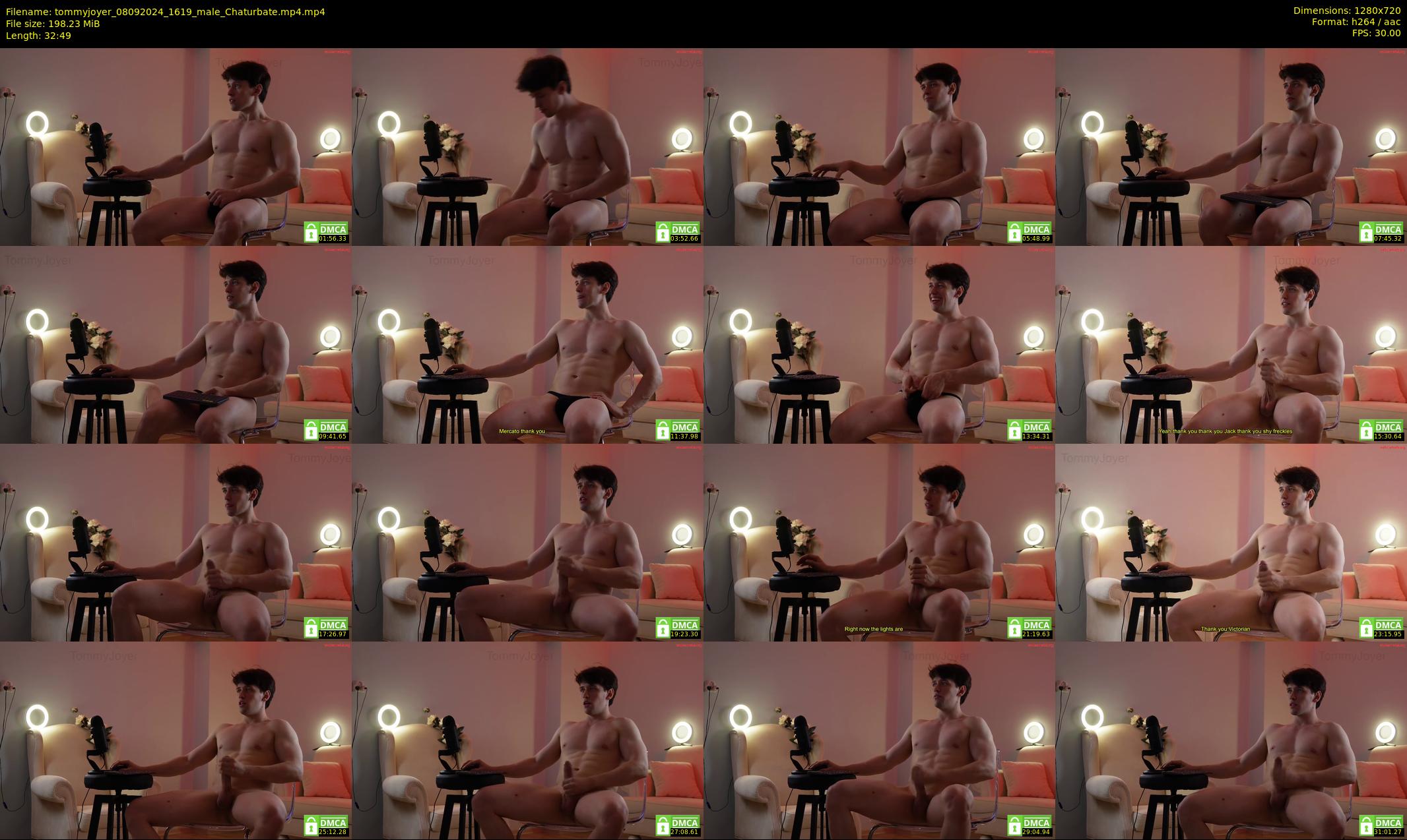 tommyjoyer — 33 minute Chaturbate male cam show recording, 720p, Sep 8, 2024