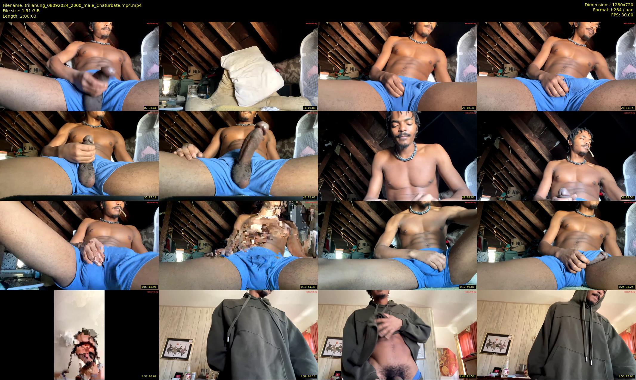 trillahung — 121 minute Chaturbate male cam show recording, 720p, Sep 8, 2024
