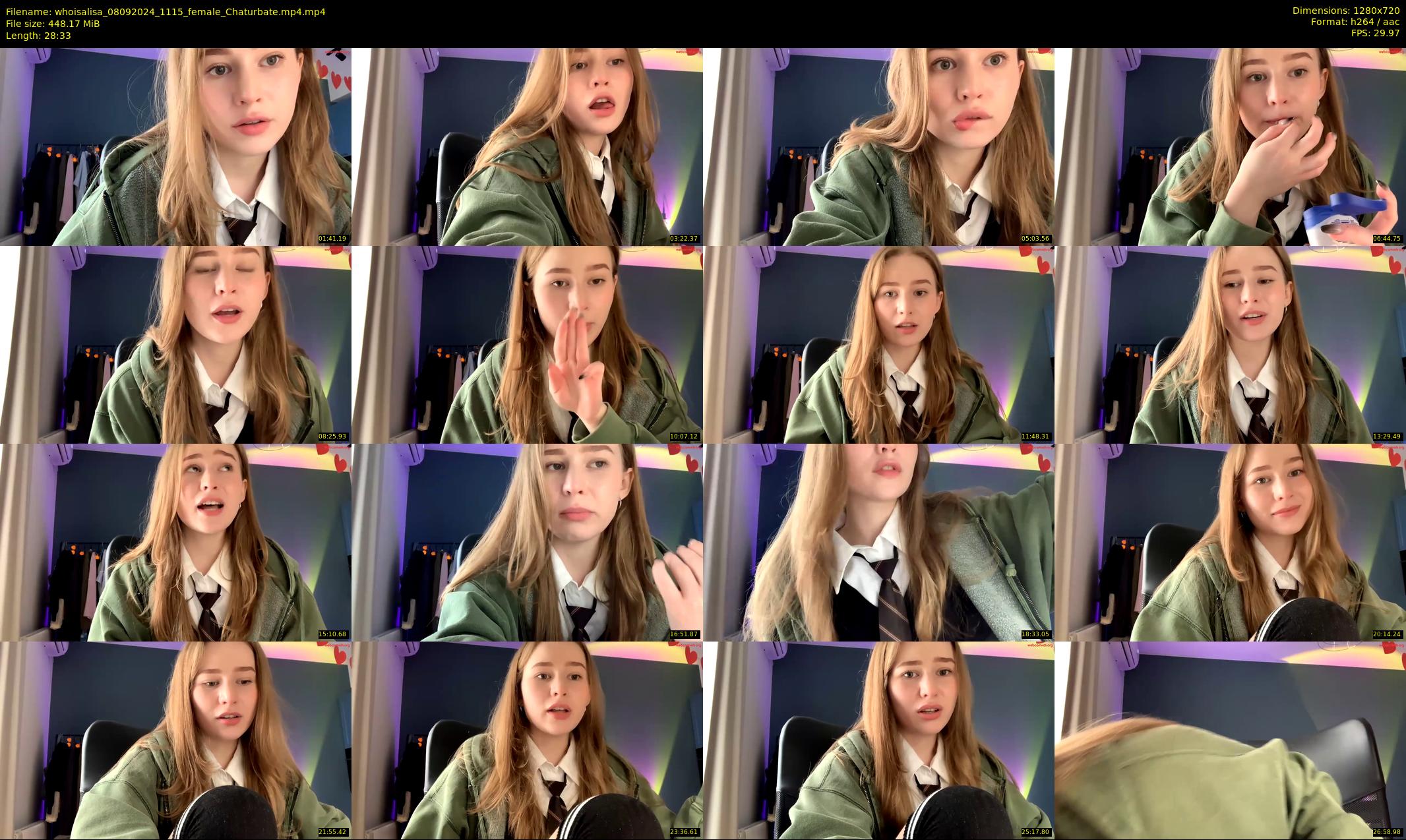 whoisalisa — 29 minute Chaturbate female cam show recording, 720p, Sep 8, 2024