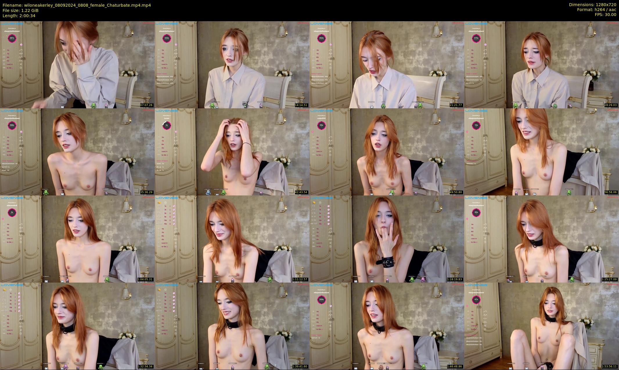 wiloneakerley — 121 minute Chaturbate female cam show recording, 720p, Sep 8, 2024
