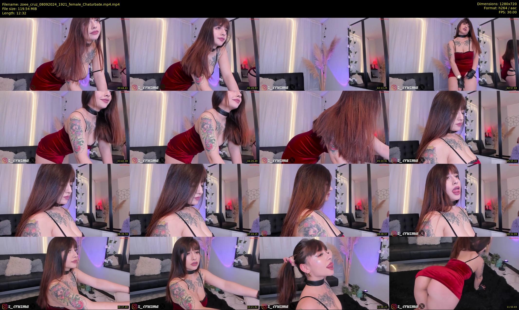 zoee_cruz — 13 minute Chaturbate female cam show recording, 720p, Sep 8, 2024