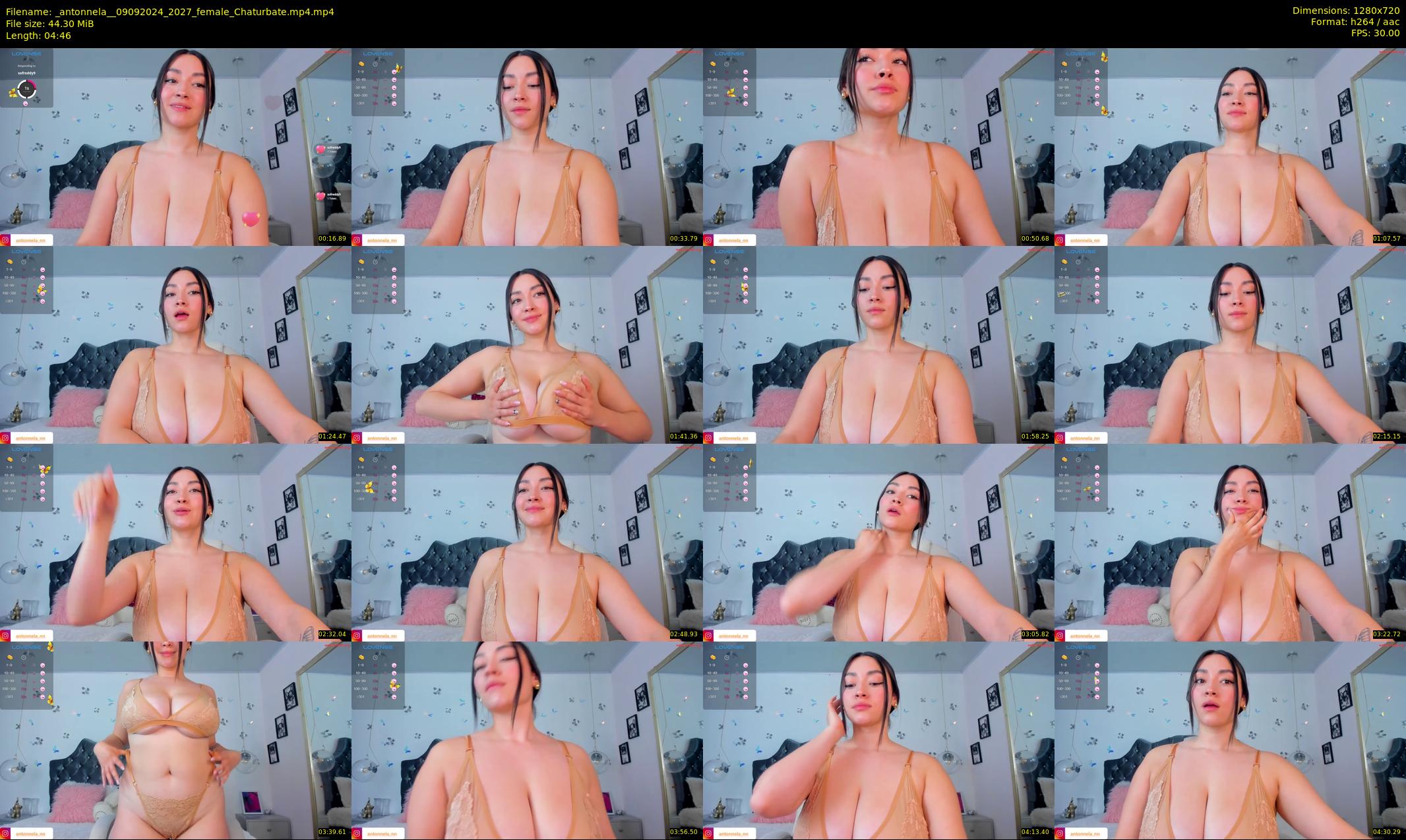 _antonnela_ — 5 minute Chaturbate female cam show recording, 720p, Sep 9, 2024