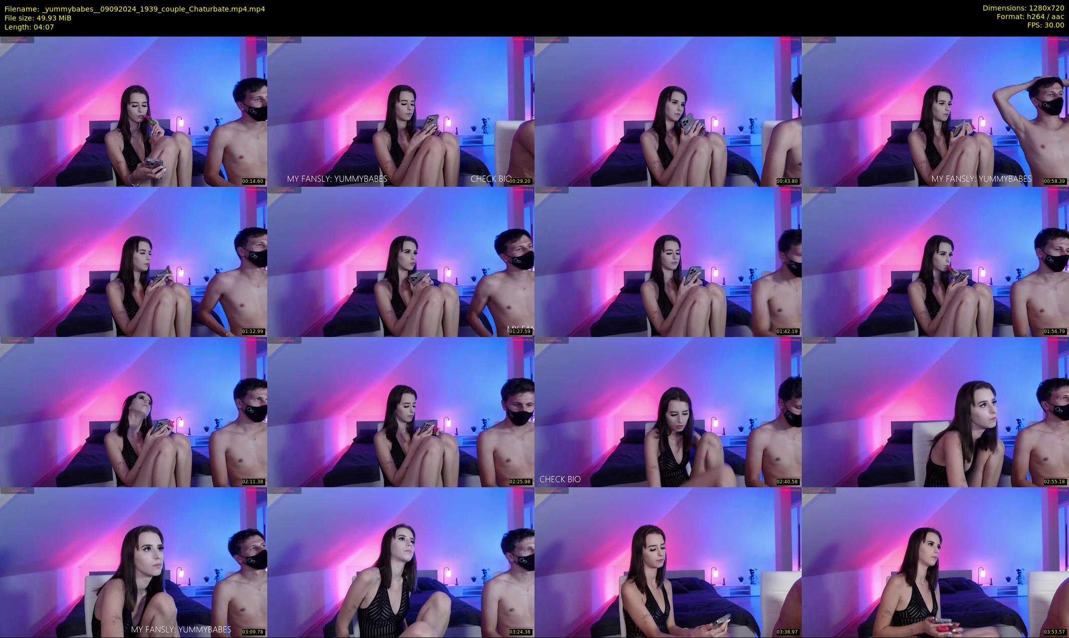 _yummybabes_ — 5 minute Chaturbate couple cam show recording, 720p, Sep 9, 2024