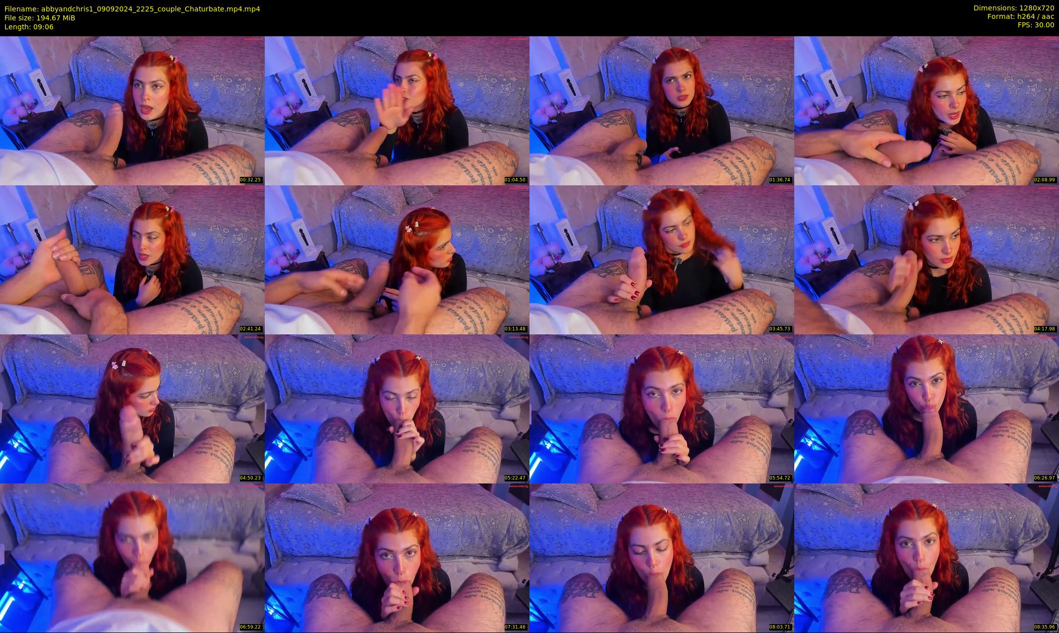 abbyandchris1 — 10 minute Chaturbate couple cam show recording, 720p, Sep 9, 2024