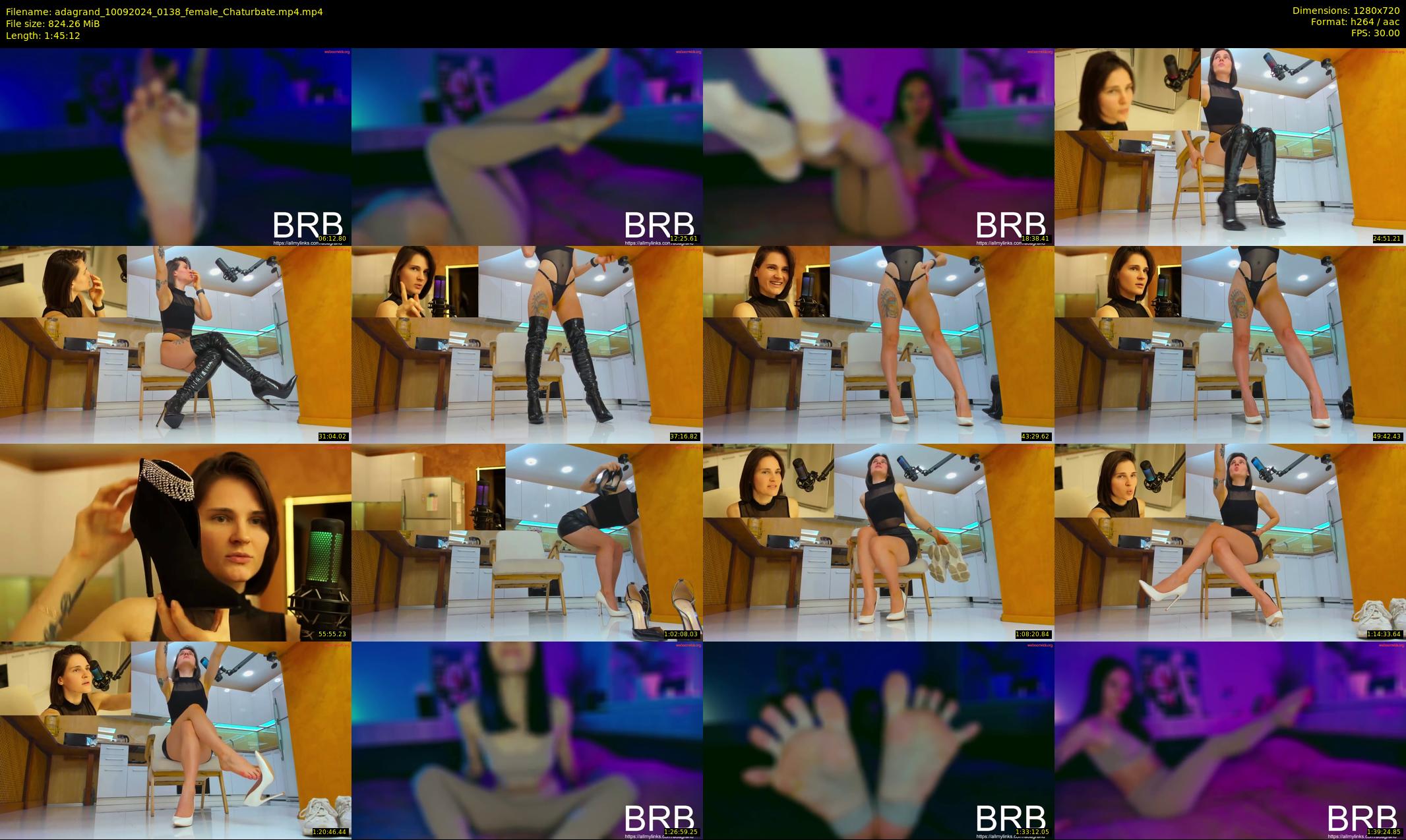 adagrand — 106 minute Chaturbate female cam show recording, 720p, Sep 10, 2024