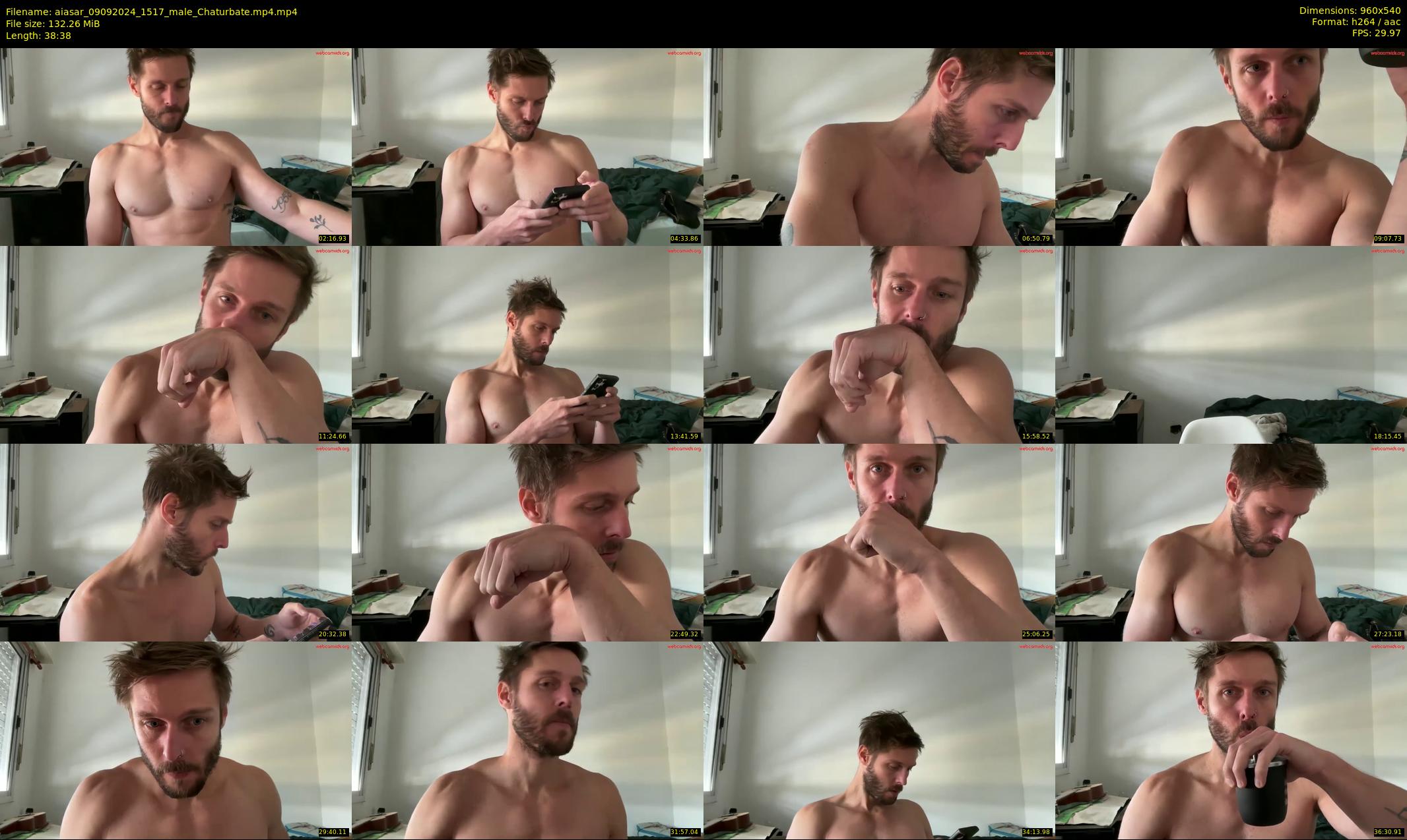 aiasar — 39 minute Chaturbate male cam show recording, 480p, Sep 9, 2024