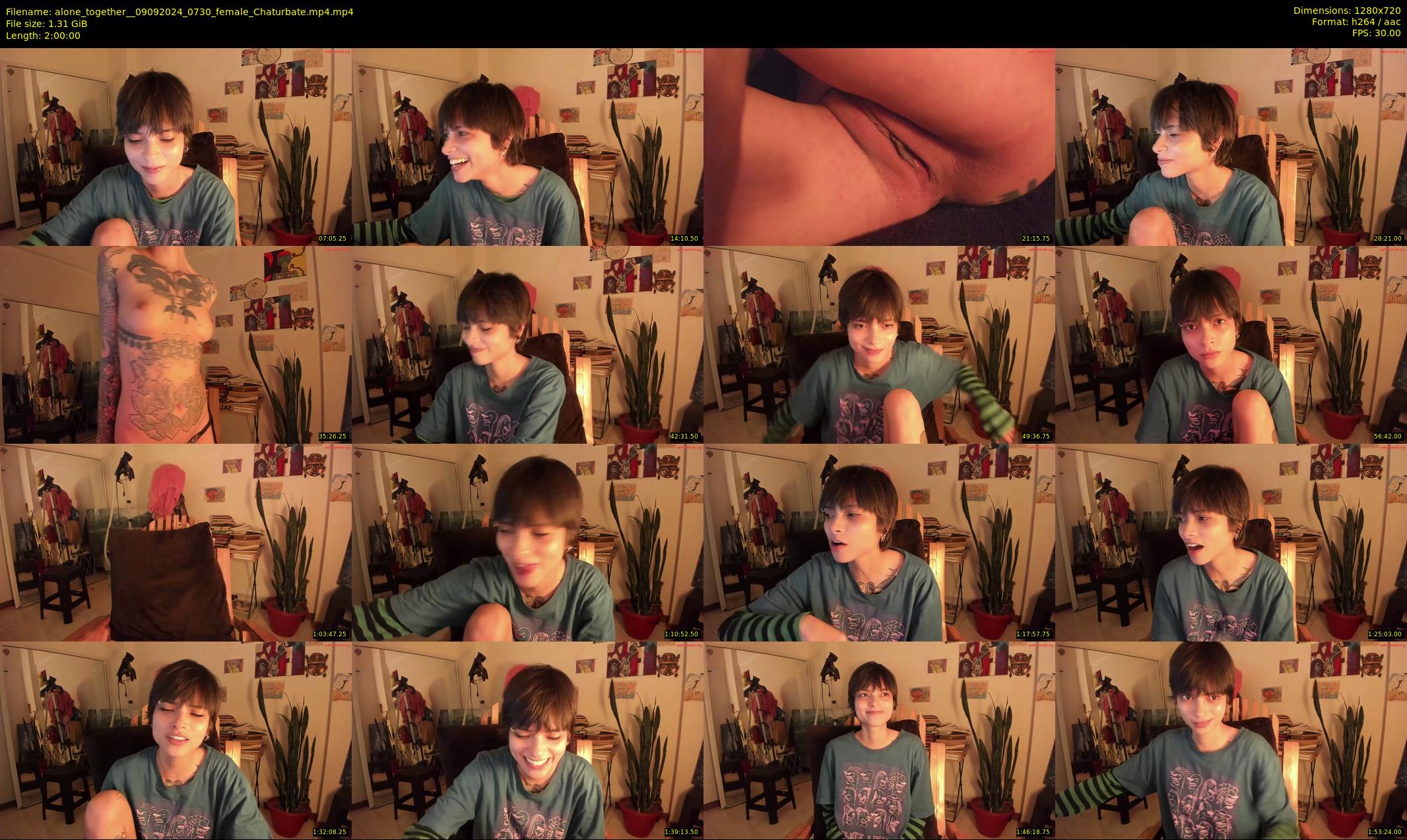 alone_together_ — 120 minute Chaturbate female cam show recording, 720p, Sep 9, 2024