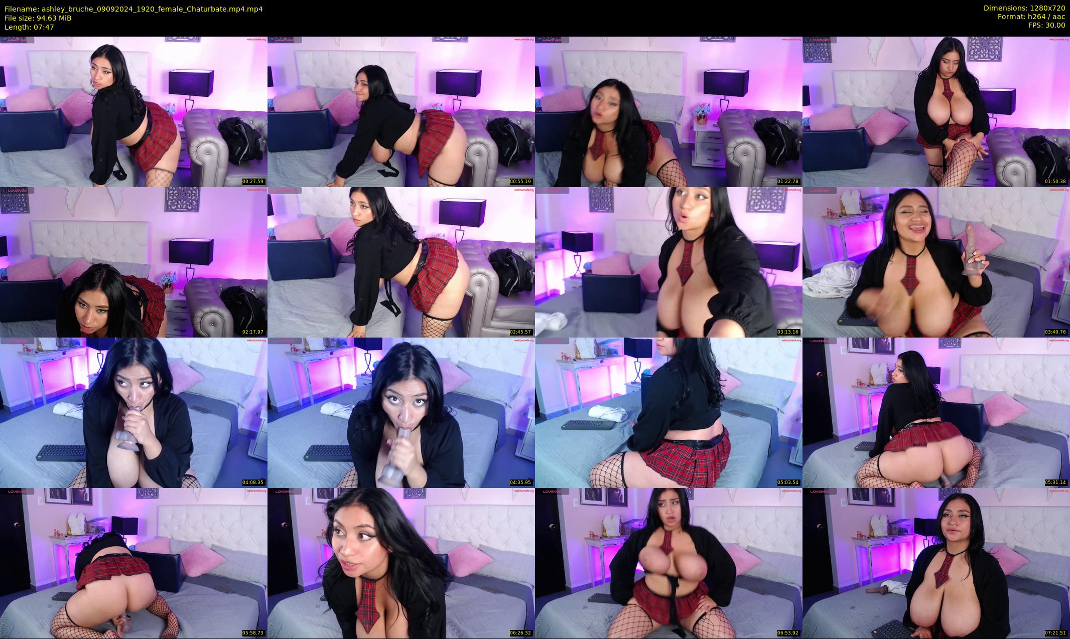 ashley_bruche — 8 minute Chaturbate female cam show recording, 720p, Sep 9, 2024