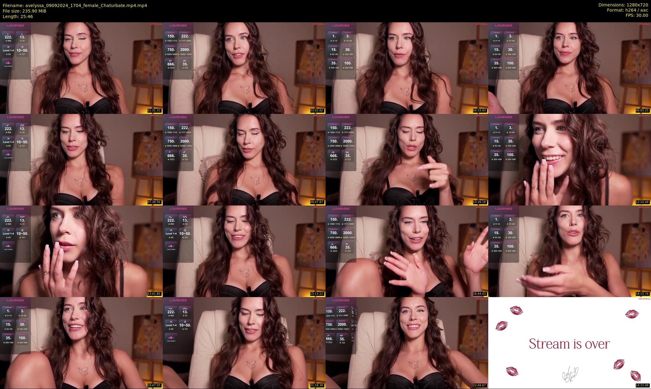 avelyssa — 26 minute Chaturbate female cam show recording, 720p, Sep 9, 2024