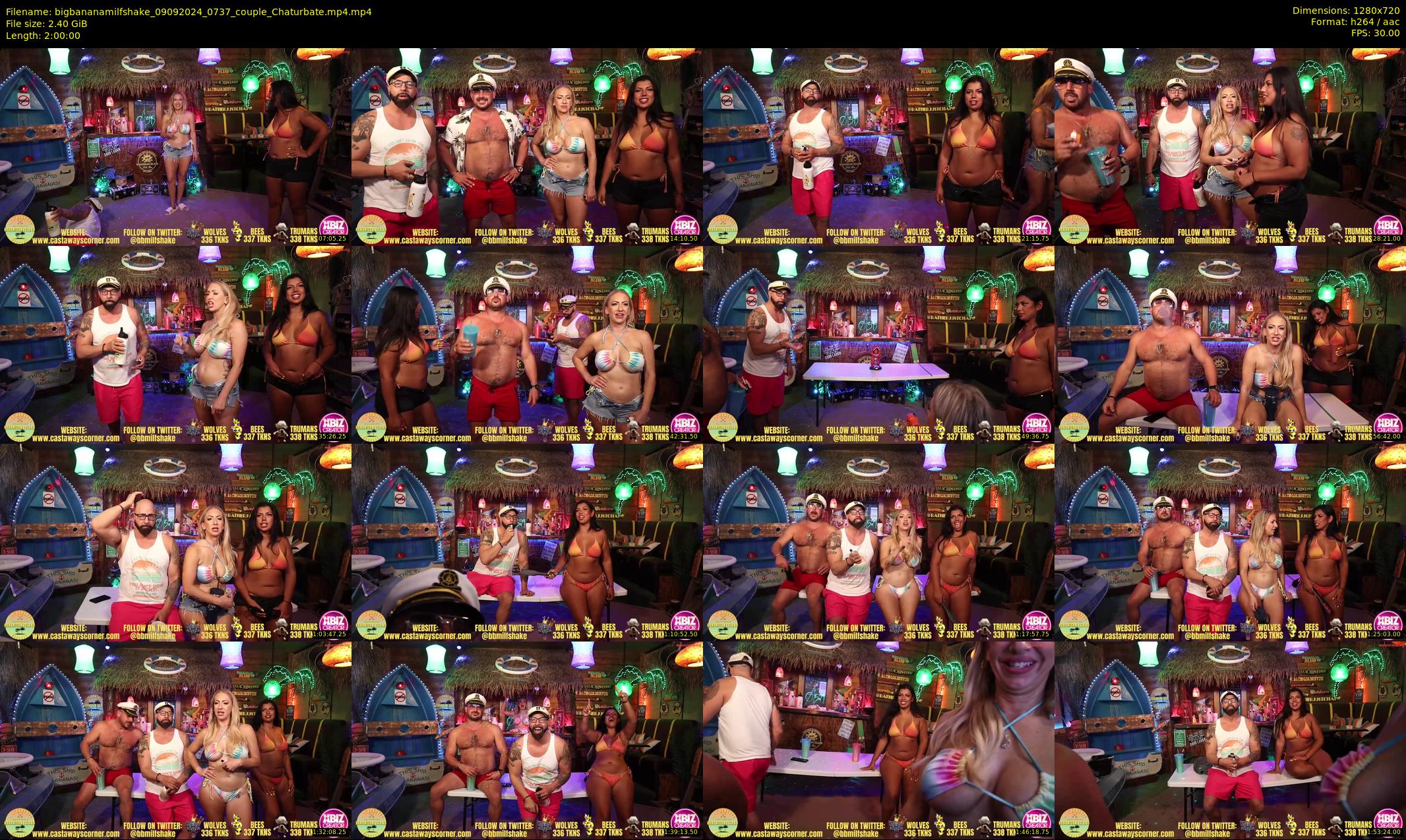 bigbananamilfshake — 120 minute Chaturbate couple cam show recording, 720p, Sep 9, 2024