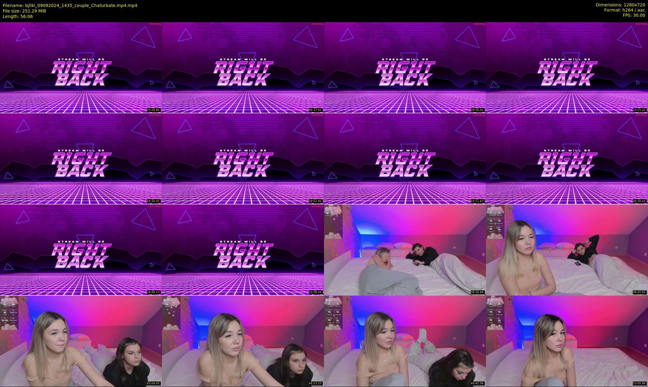 bjliki — 57 minute Chaturbate couple cam show recording, 720p, Sep 9, 2024