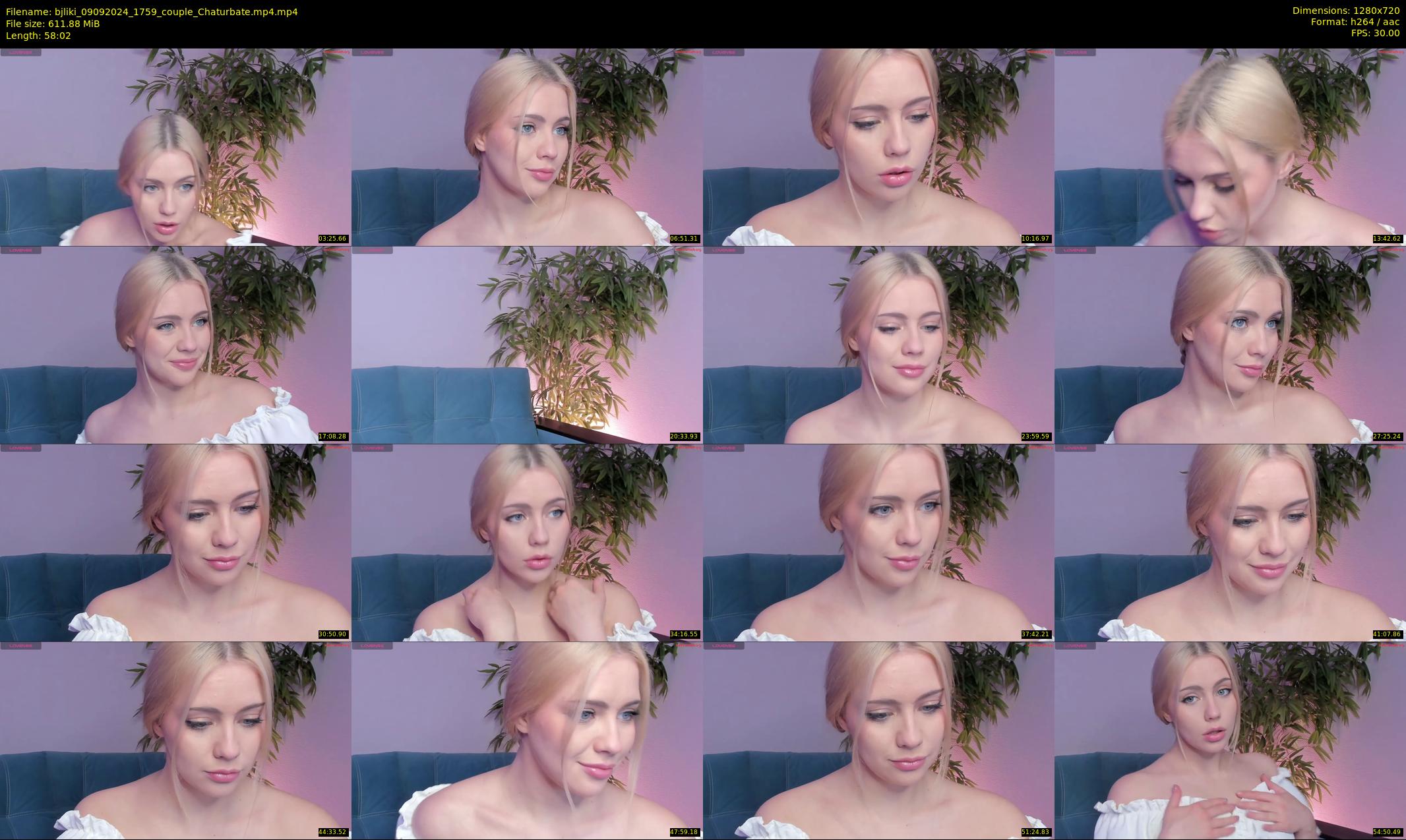 bjliki — 59 minute Chaturbate couple cam show recording, 720p, Sep 9, 2024