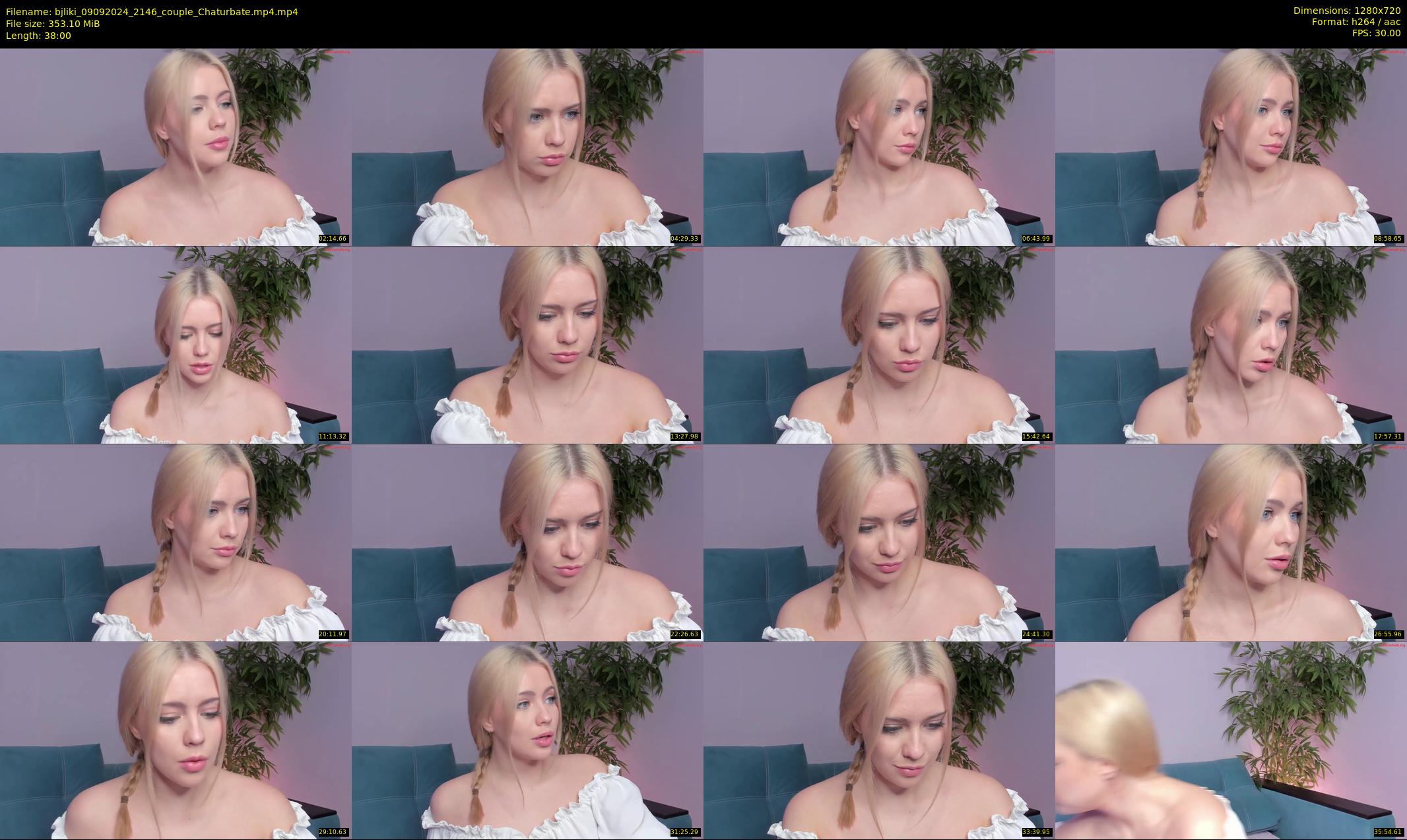 bjliki — 38 minute Chaturbate couple cam show recording, 720p, Sep 9, 2024