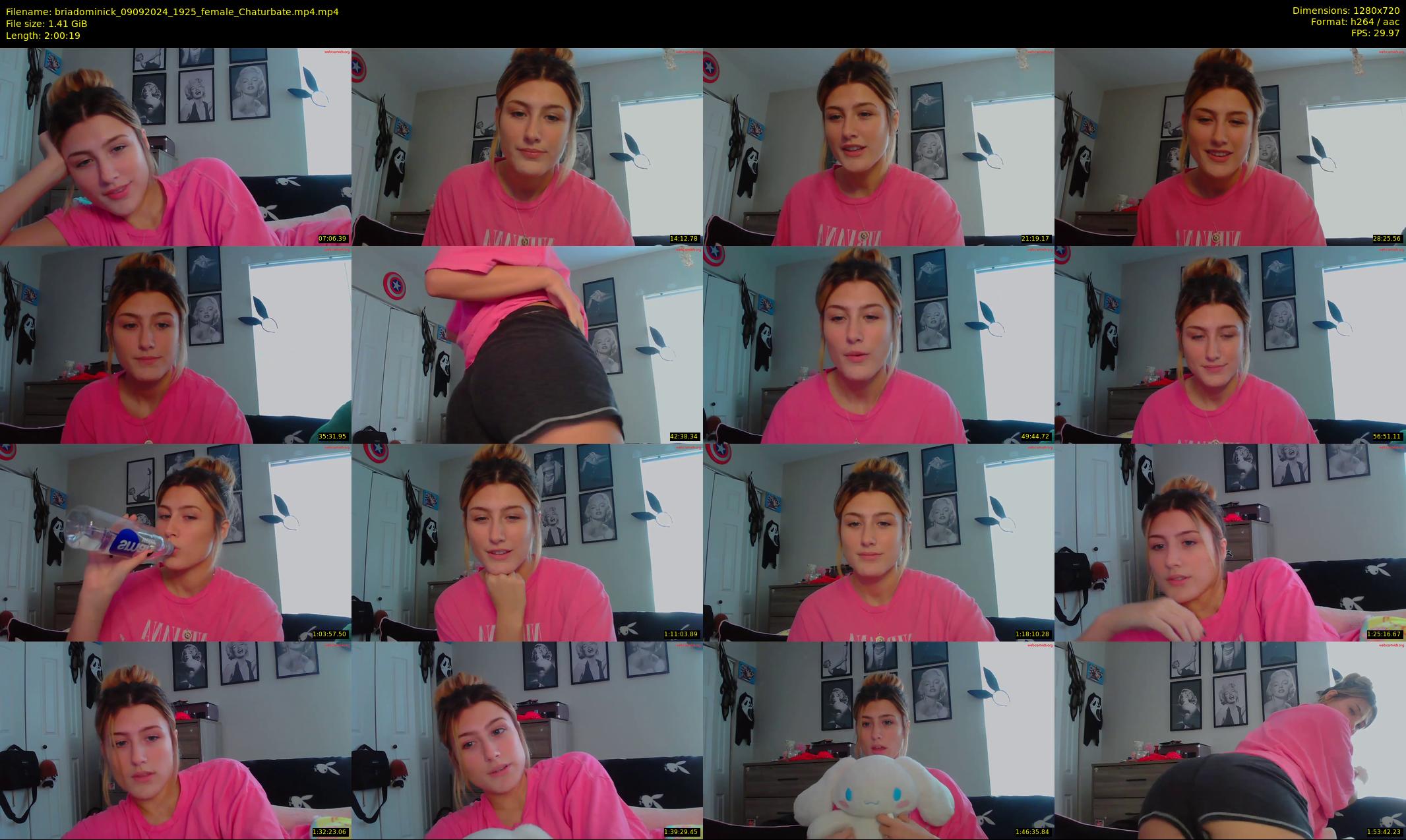 briadominick — 121 minute Chaturbate couple cam show recording, 720p, Sep 9, 2024