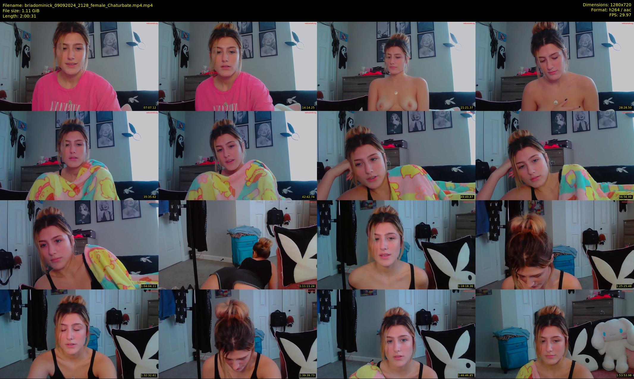 briadominick — 121 minute Chaturbate couple cam show recording, 720p, Sep 9, 2024