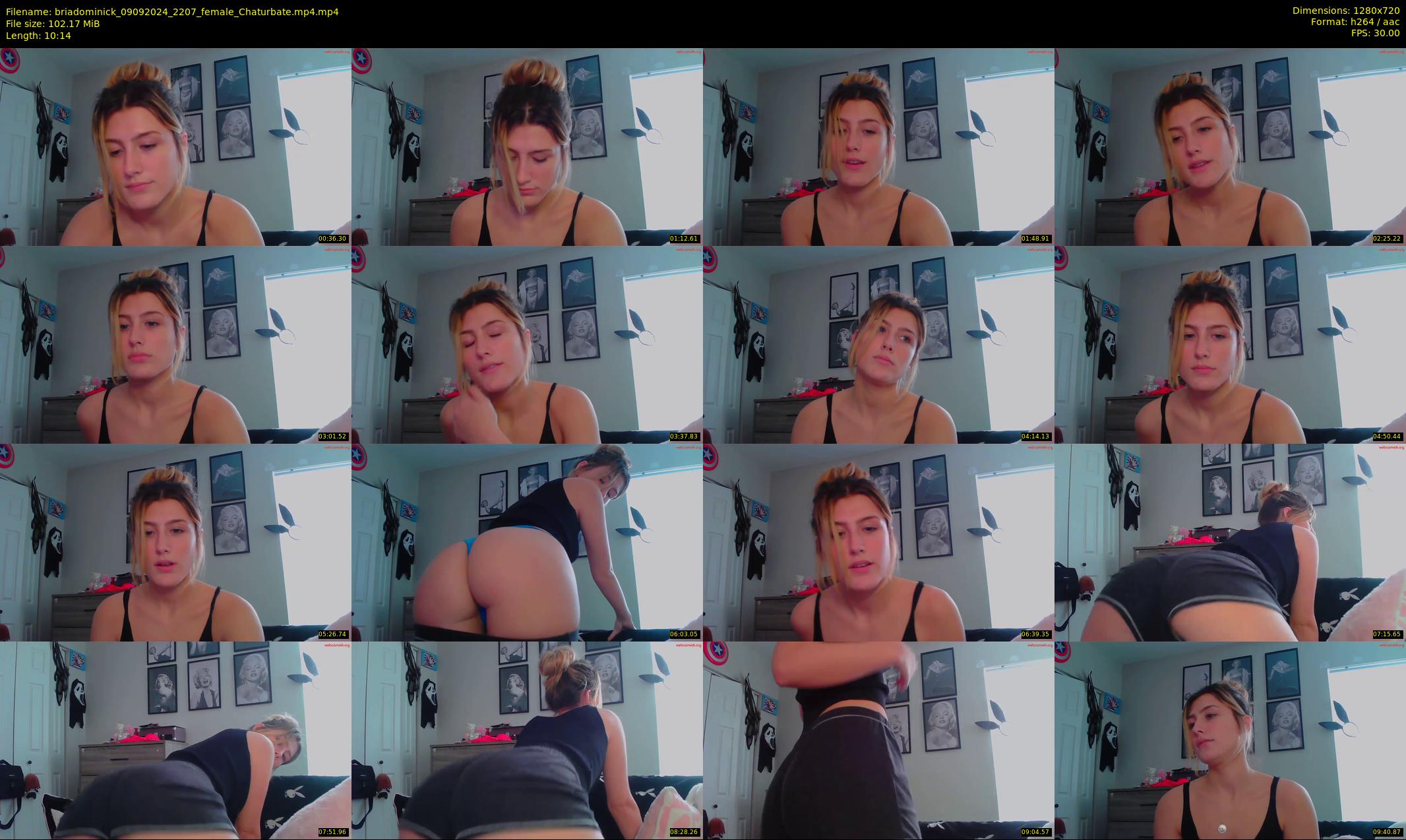 briadominick — 11 minute Chaturbate couple cam show recording, 720p, Sep 9, 2024
