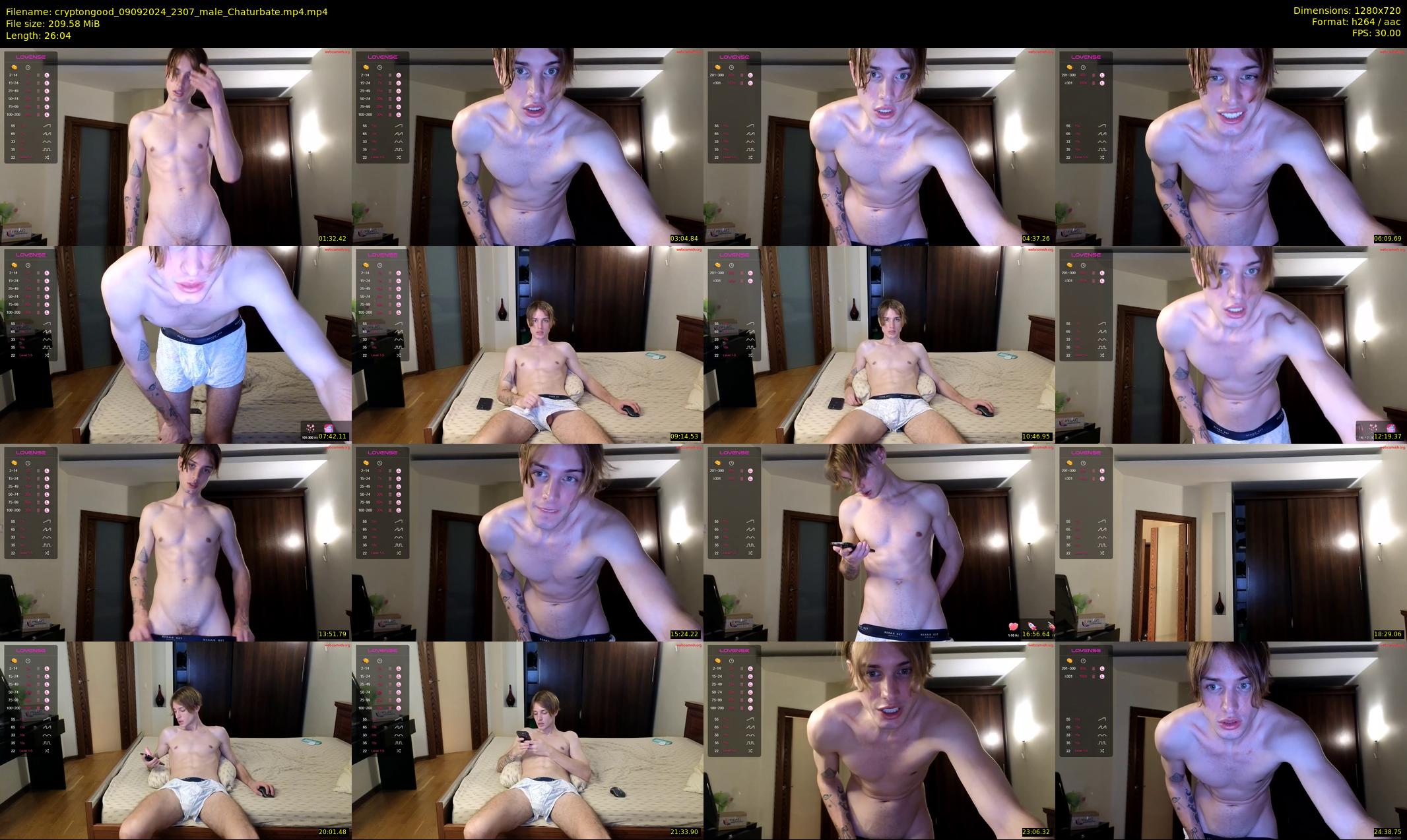 cryptongood — 27 minute Chaturbate male cam show recording, 720p, Sep 9, 2024