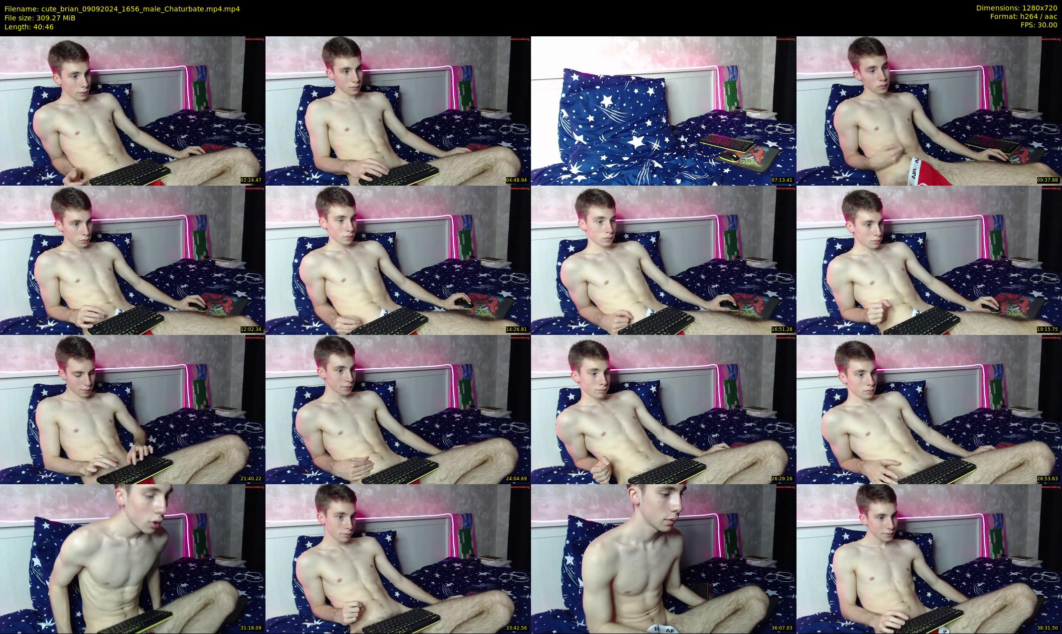 cute_brian — 41 minute Chaturbate male cam show recording, 720p, Sep 9, 2024