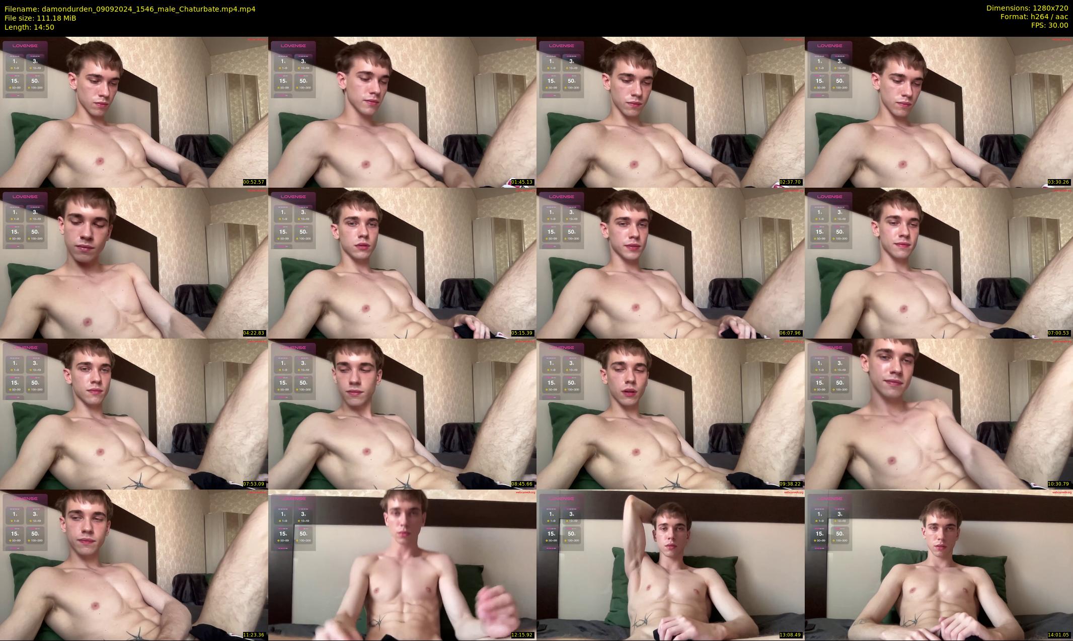 damondurden — 15 minute Chaturbate male cam show recording, 720p, Sep 9, 2024