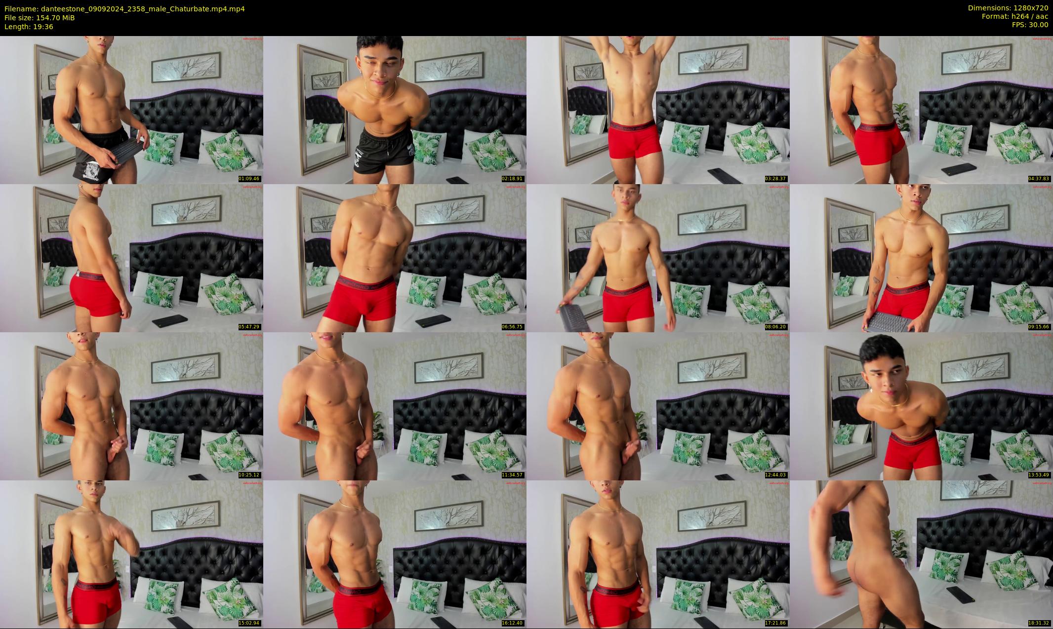 danteestone — 20 minute Chaturbate male cam show recording, 720p, Sep 9, 2024