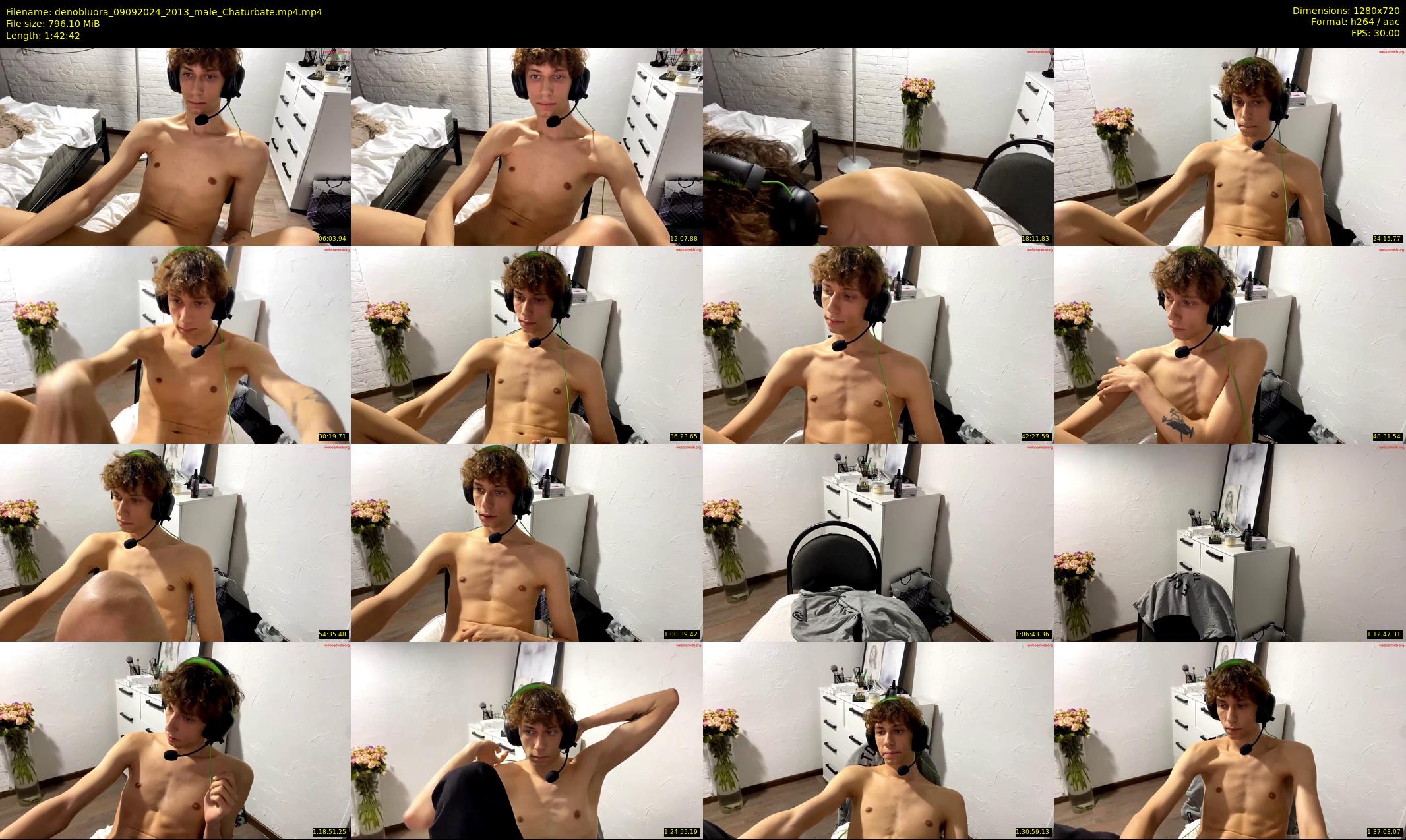 denobluora — 103 minute Chaturbate male cam show recording, 720p, Sep 9, 2024