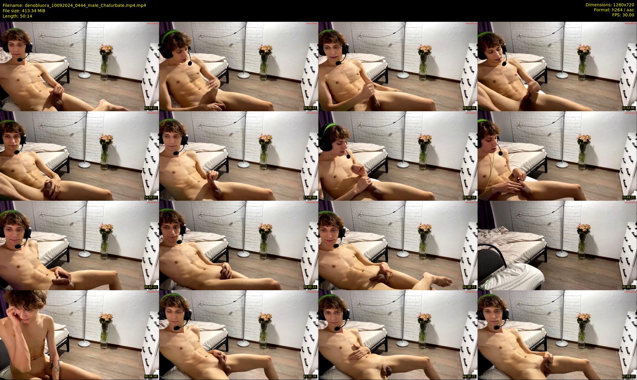 denobluora — 51 minute Chaturbate male cam show recording, 720p, Sep 10, 2024