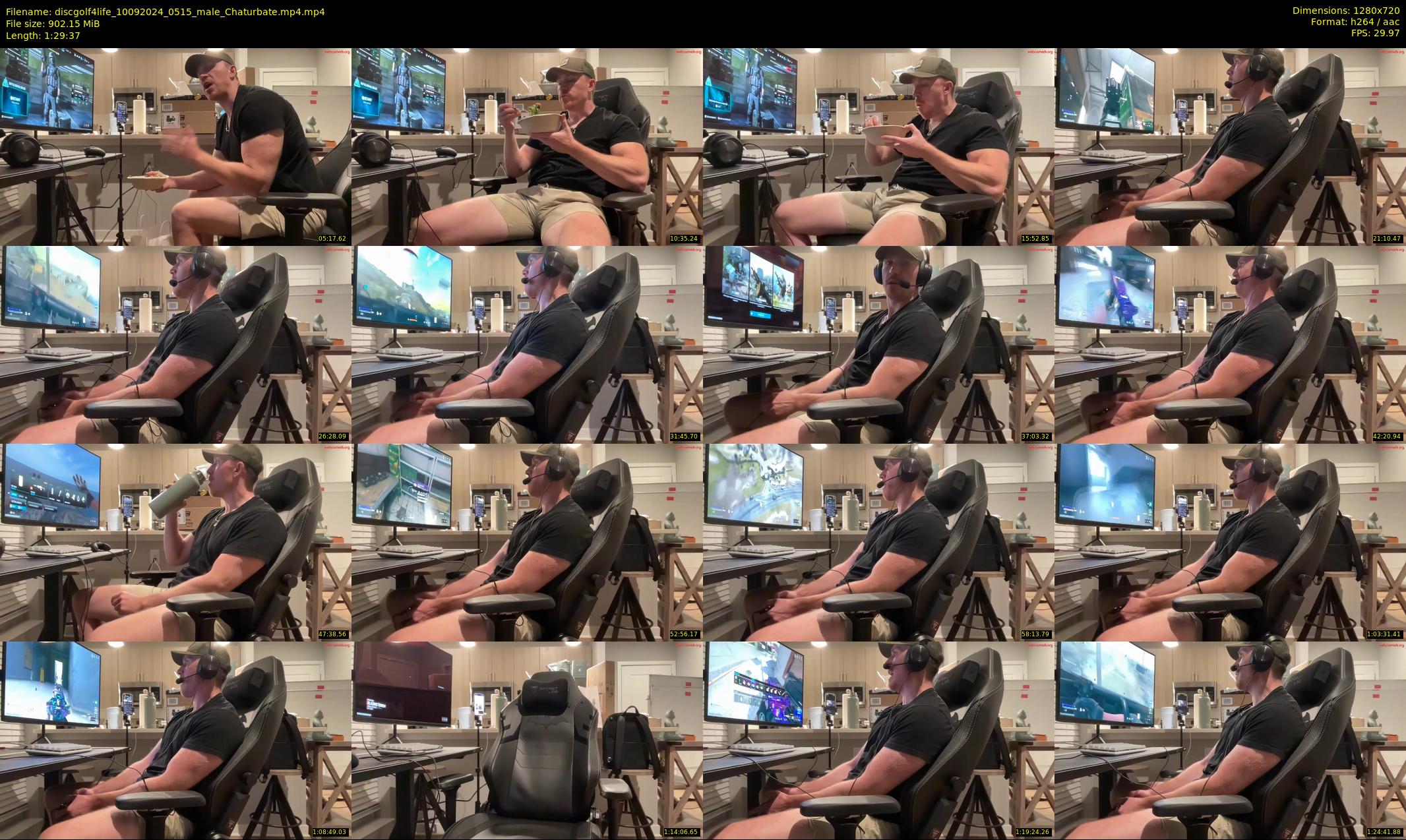 discgolf4life — 90 minute Chaturbate male cam show recording, 720p, Sep 10, 2024