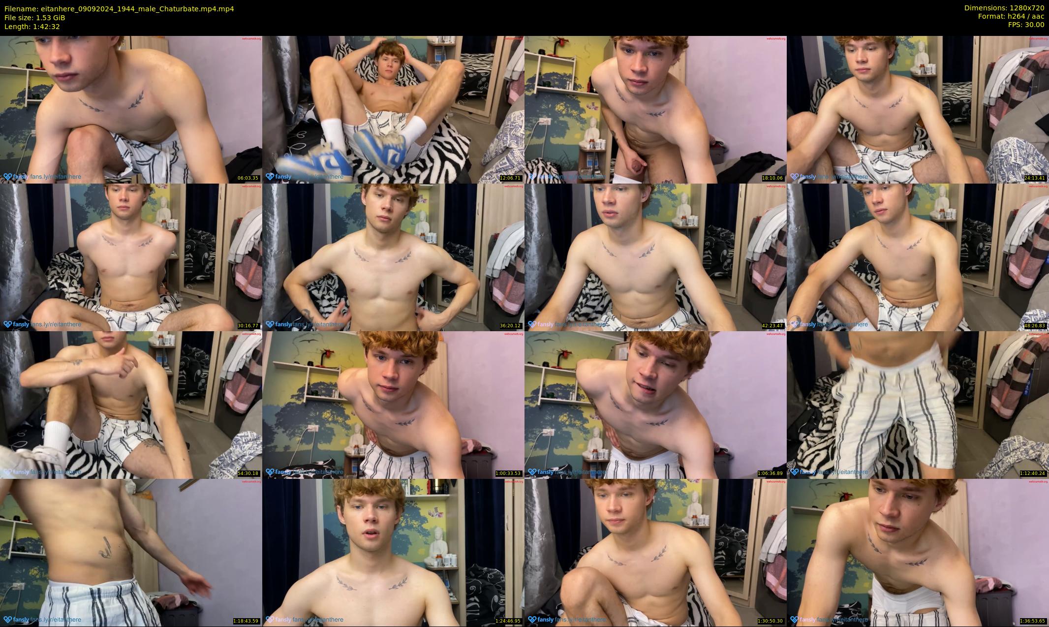 eitanhere — 103 minute Chaturbate male cam show recording, 720p, Sep 9, 2024