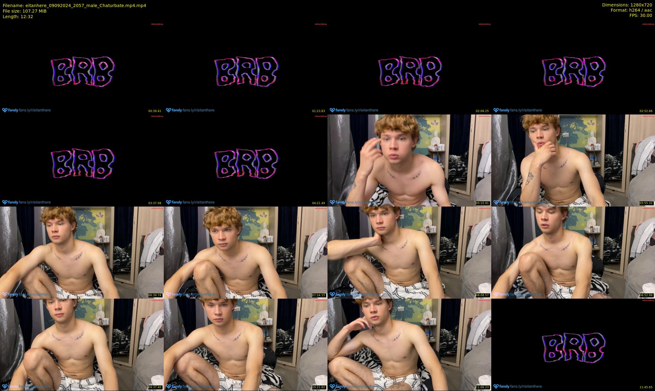 eitanhere — 13 minute Chaturbate male cam show recording, 720p, Sep 9, 2024