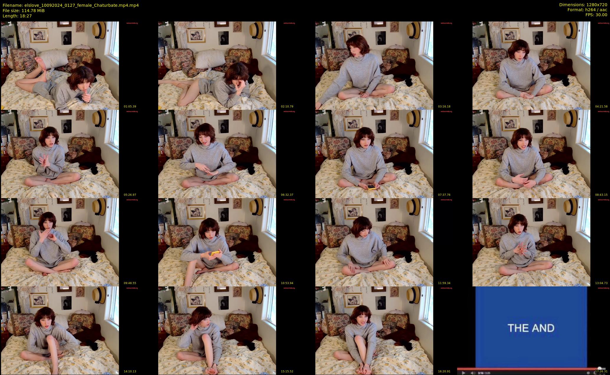 elslove — 19 minute Chaturbate female cam show recording, 720p, Sep 10, 2024