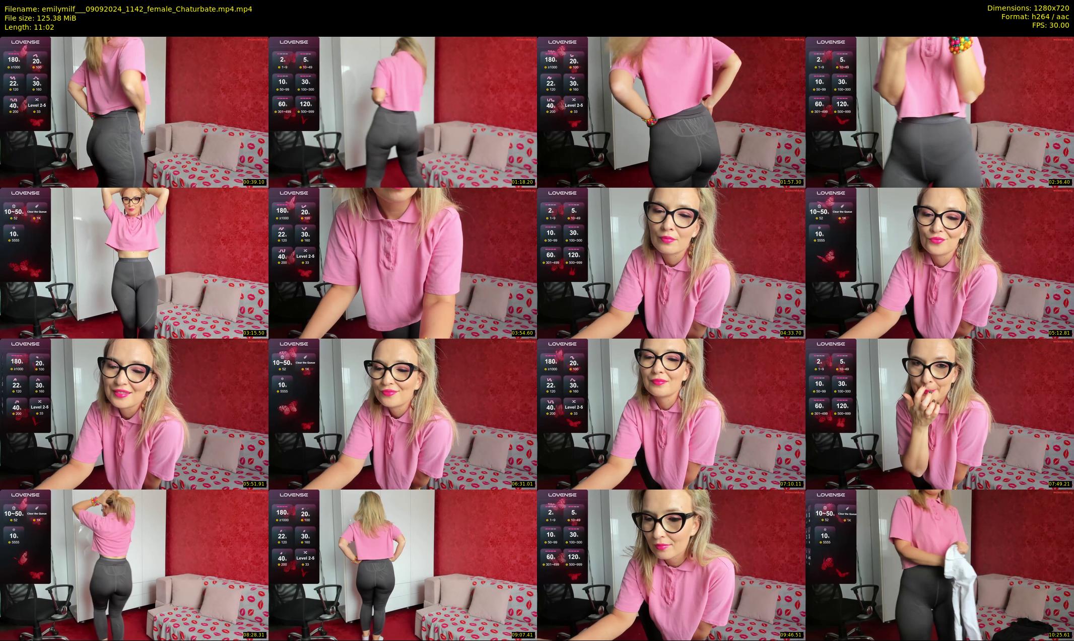 emilymilf__ — 12 minute Chaturbate female cam show recording, 720p, Sep 9, 2024