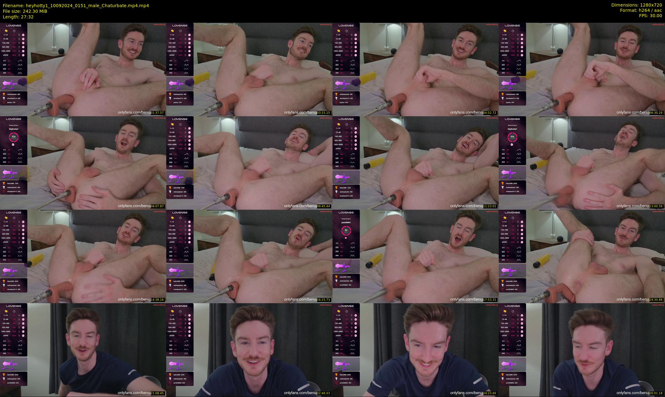 heyhotty1 — 28 minute Chaturbate male cam show recording, 720p, Sep 10, 2024
