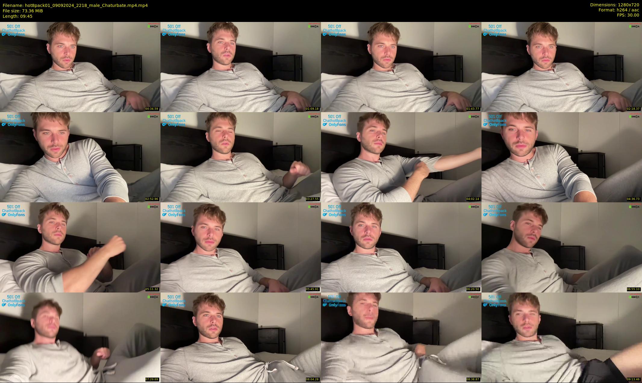 hot8pack01 — 10 minute Chaturbate male cam show recording, 720p, Sep 9, 2024