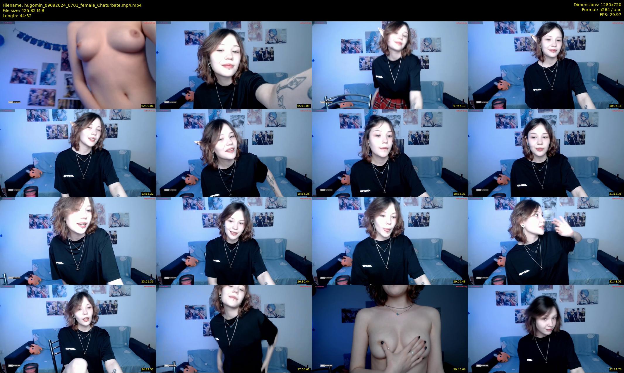 hugomin — 45 minute Chaturbate female cam show recording, 720p, Sep 9, 2024