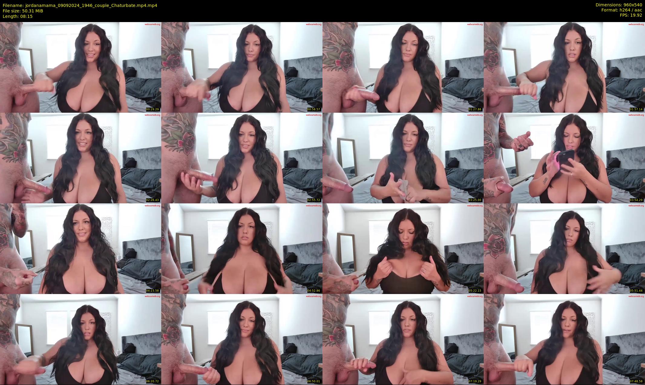 jordanamama — 9 minute Chaturbate couple cam show recording, 480p, Sep 9, 2024