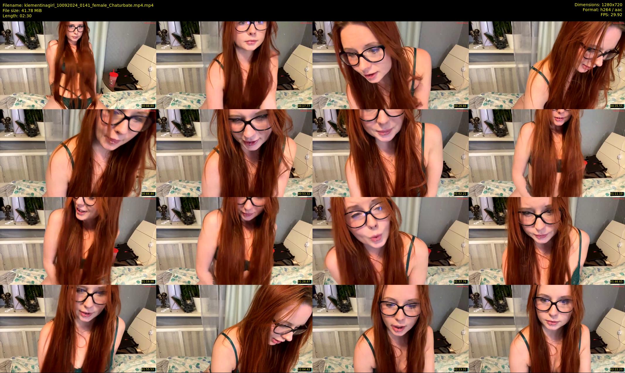 klementinagirl — 3 minute Chaturbate female cam show recording, 720p, Sep 10, 2024