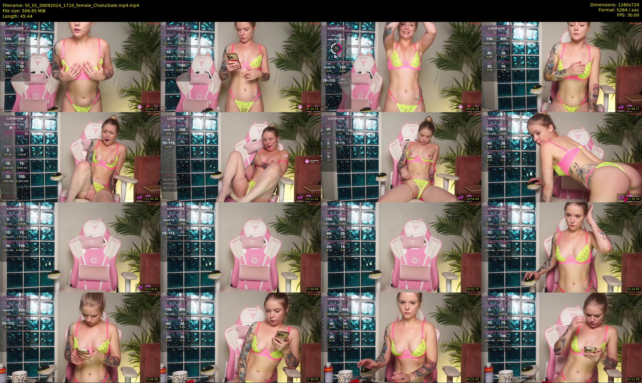 lili_01 — 46 minute Chaturbate female cam show recording, 720p, Sep 9, 2024