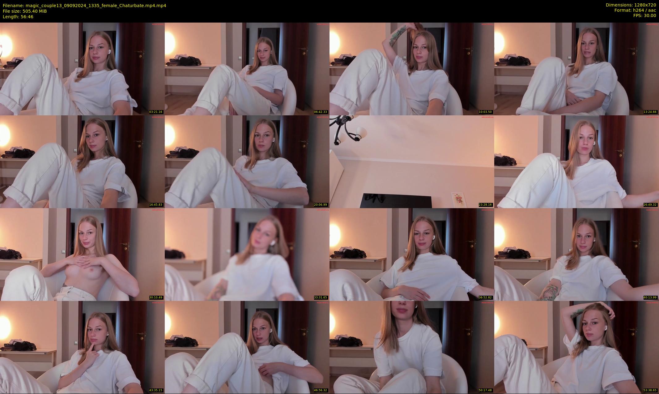 magic_couple13 — 57 minute Chaturbate couple cam show recording, 720p, Sep 9, 2024