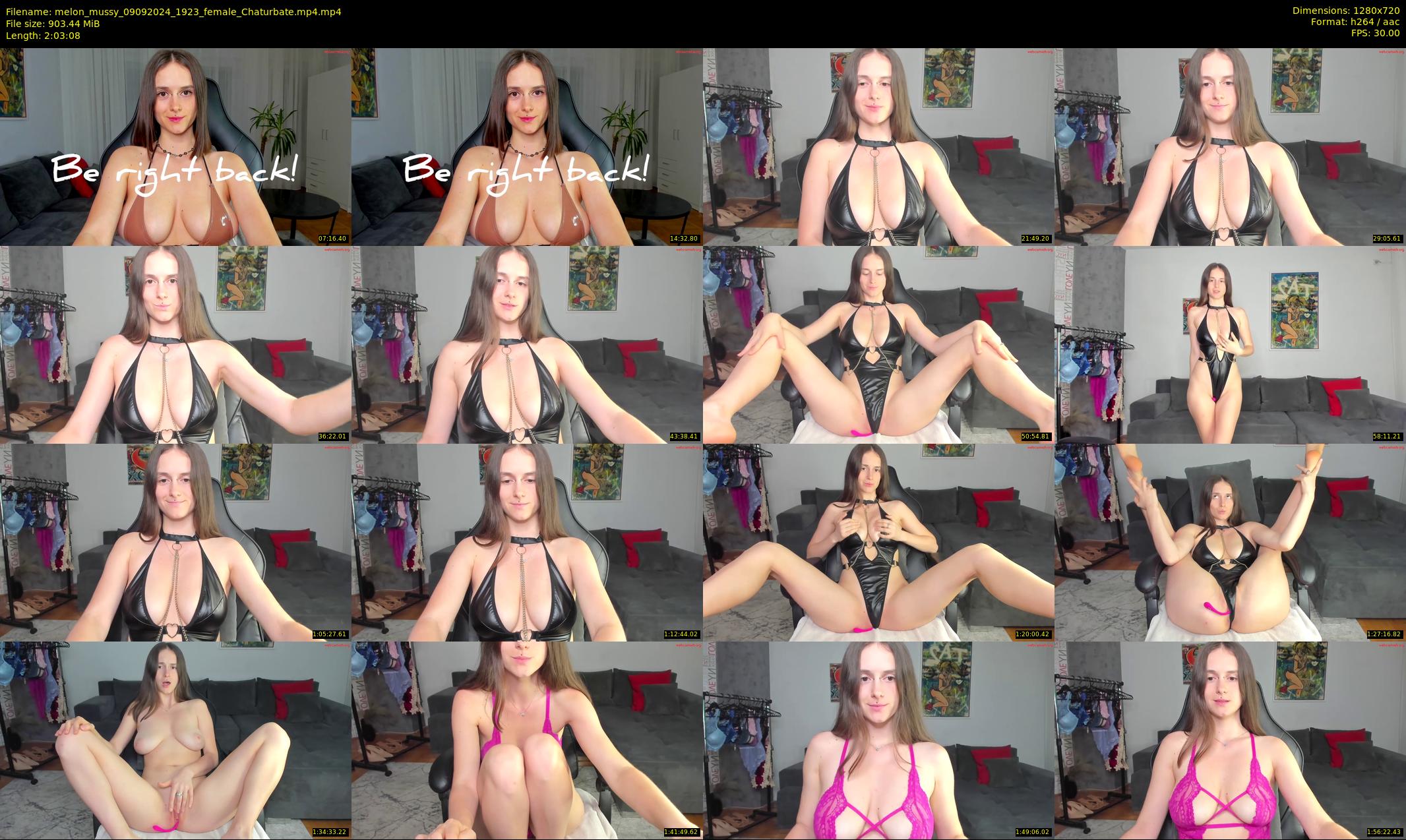 melon_mussy — 124 minute Chaturbate female cam show recording, 720p, Sep 9, 2024