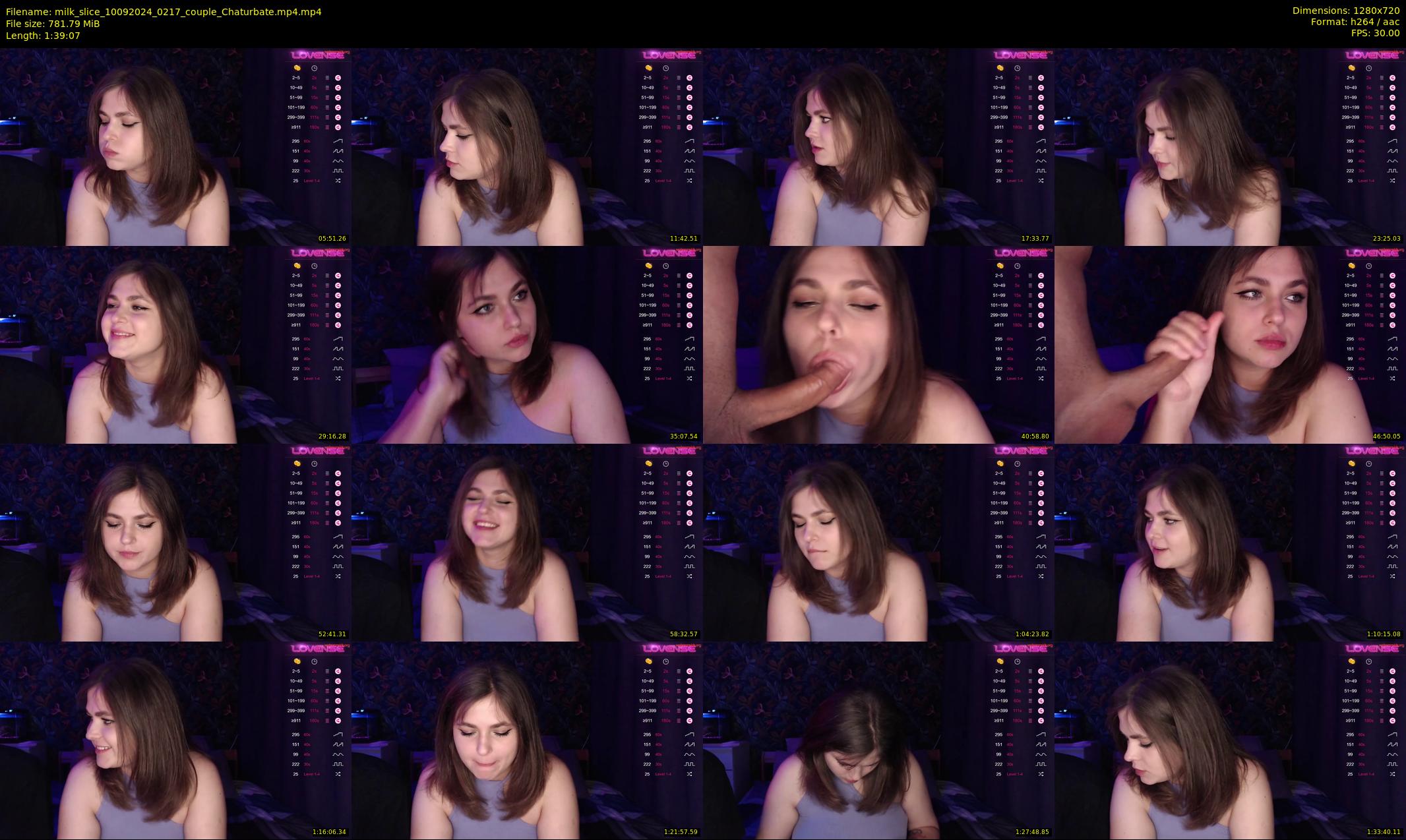 milk_slice — 100 minute Chaturbate couple cam show recording, 720p, Sep 10, 2024