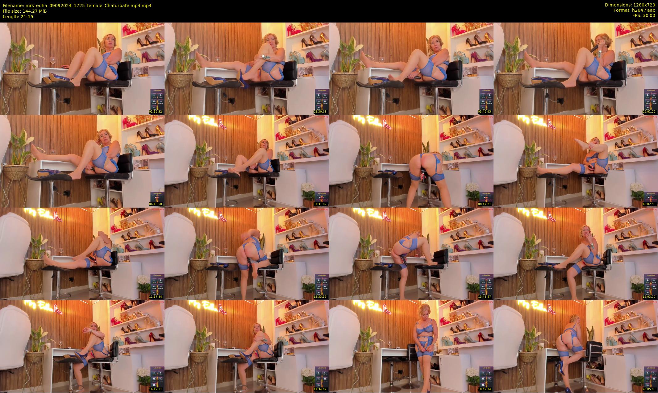 mrs_edha — 22 minute Chaturbate female cam show recording, 720p, Sep 9, 2024