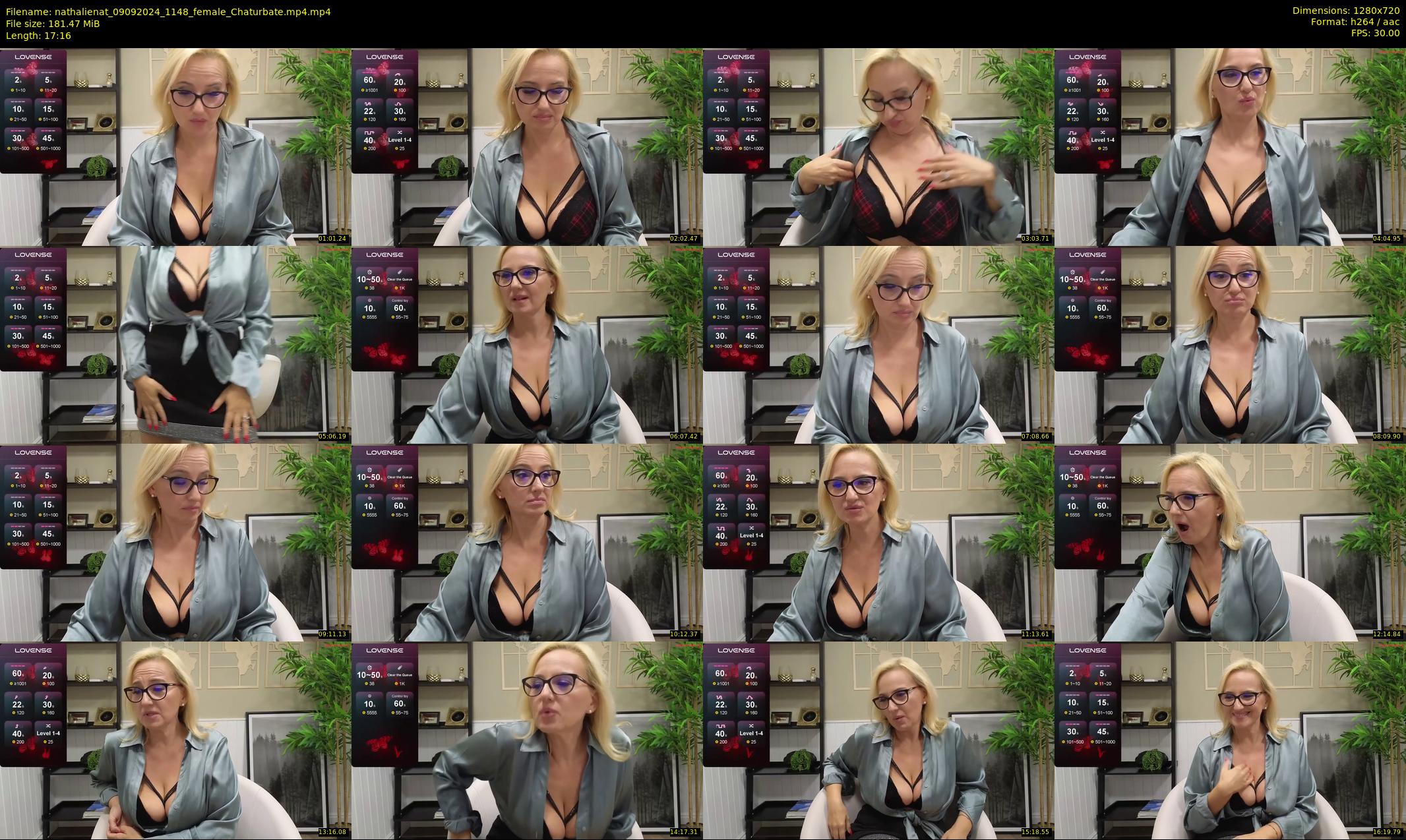 nathalienat — 18 minute Chaturbate female cam show recording, 720p, Sep 9, 2024